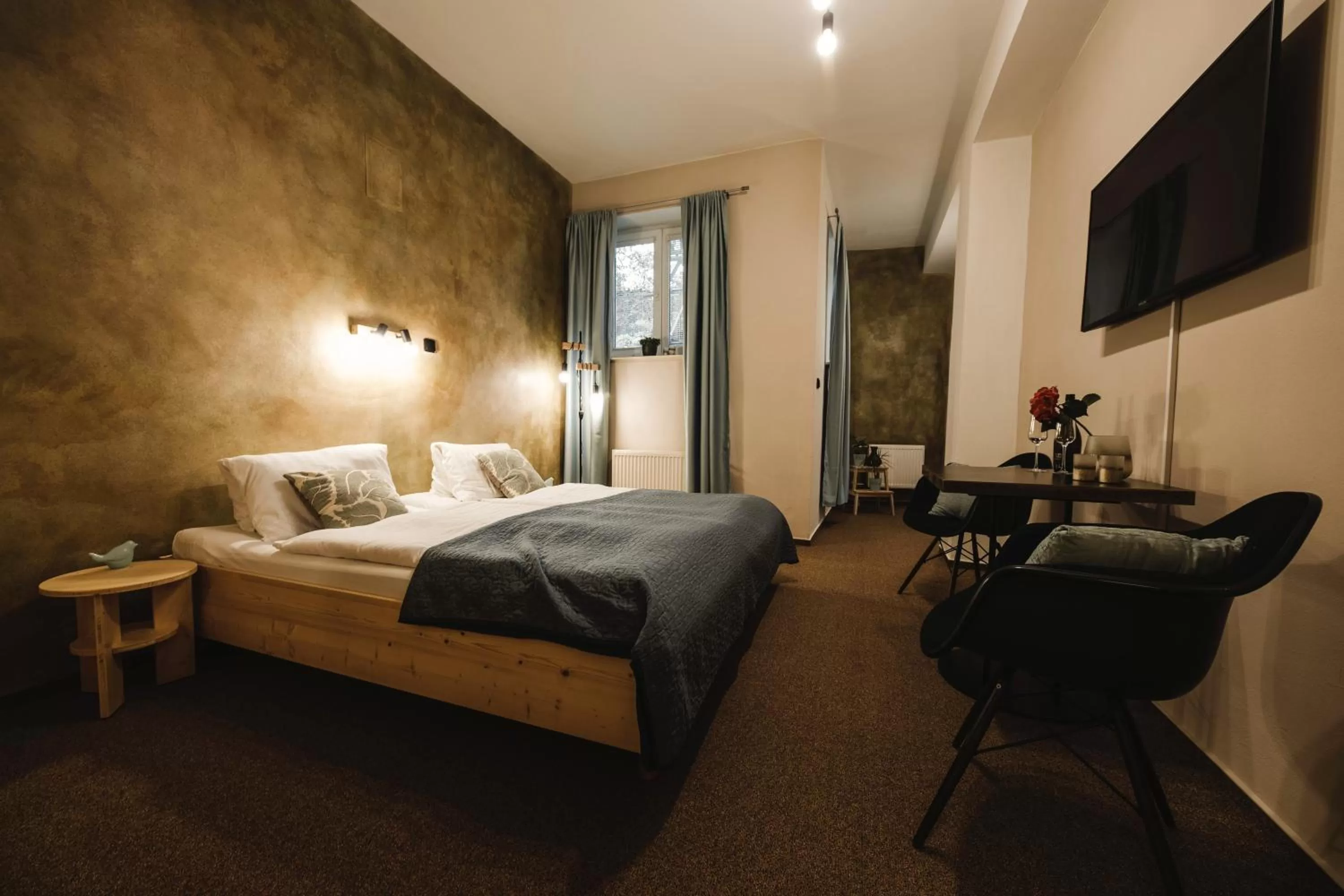 Bed in Hotel Rehavital