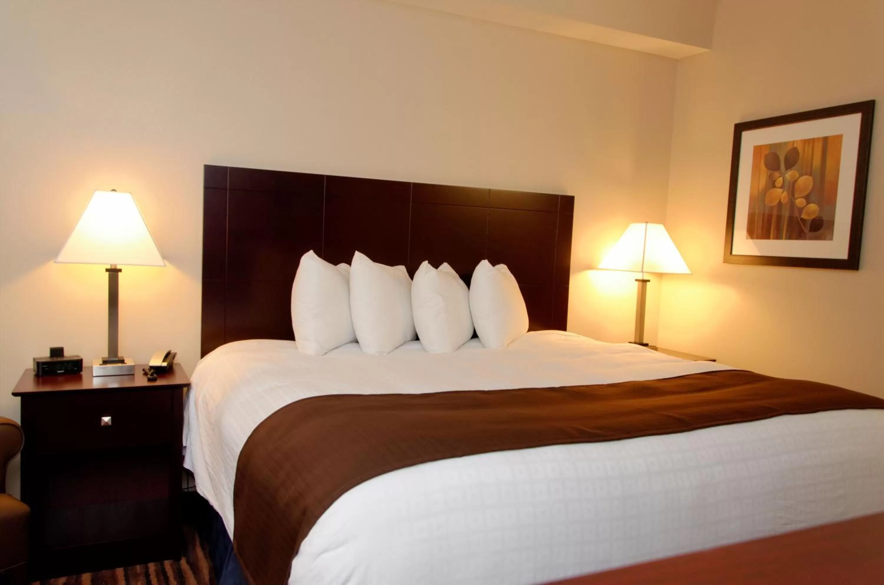 Bed in Cobblestone Inn & Suites Fort Madison