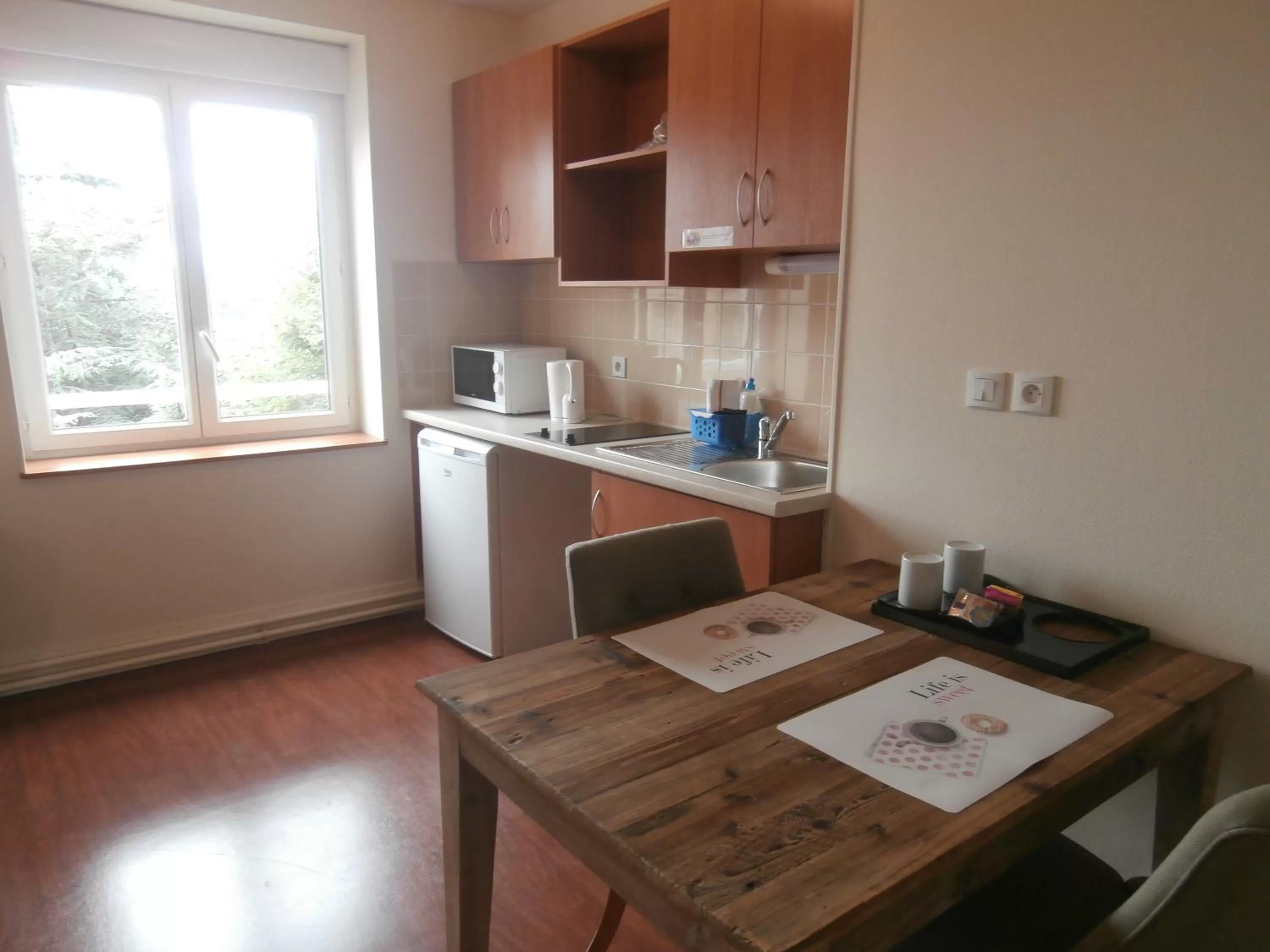 Kitchen or kitchenette in Résidence La Providence ZENAO Lisieux