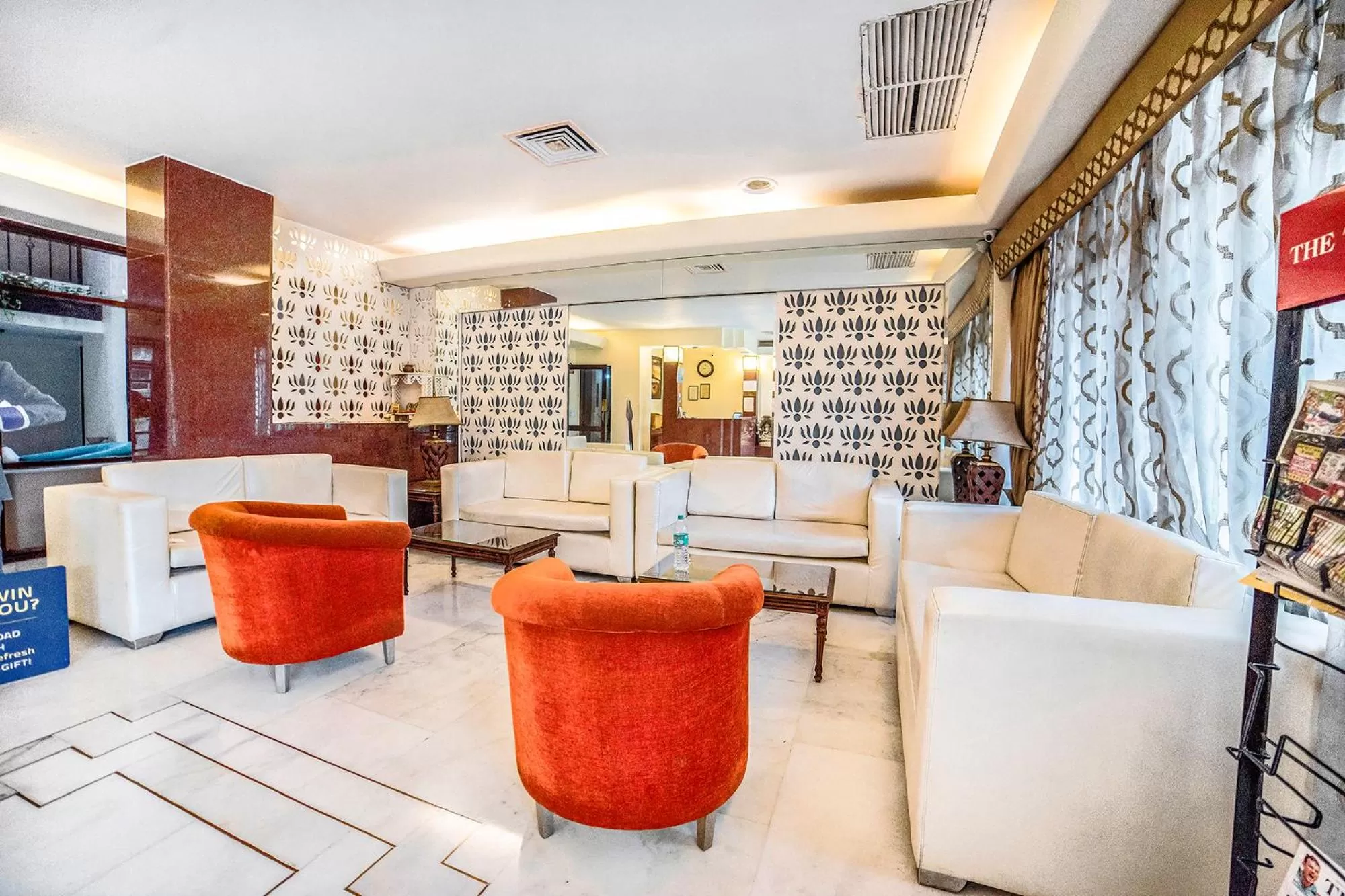 Seating area, Lounge/Bar in FabHotel BMK Grand