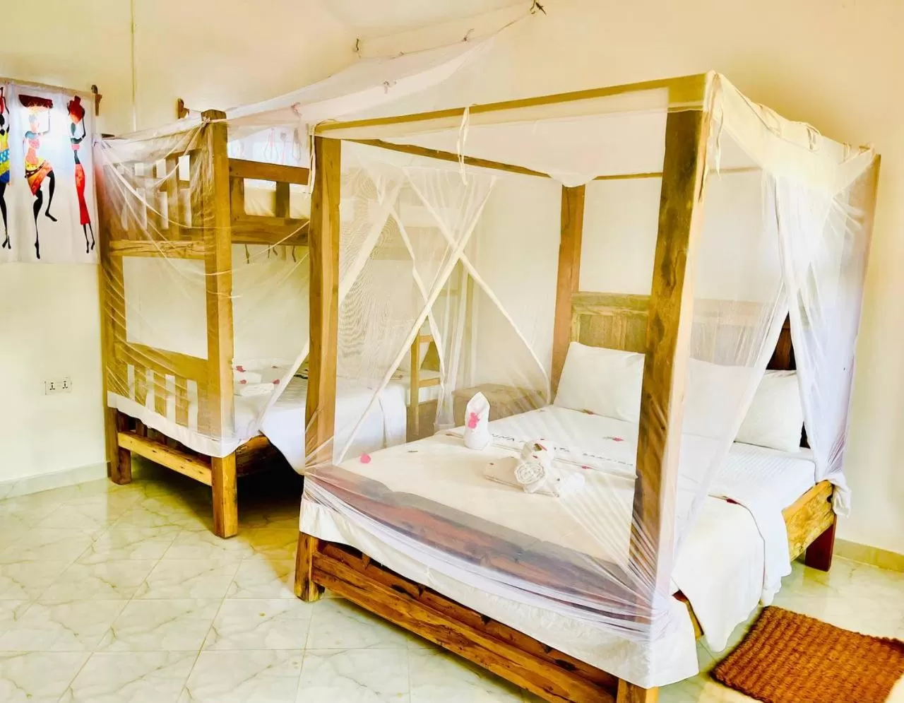 Bed in Babalao Bungalows