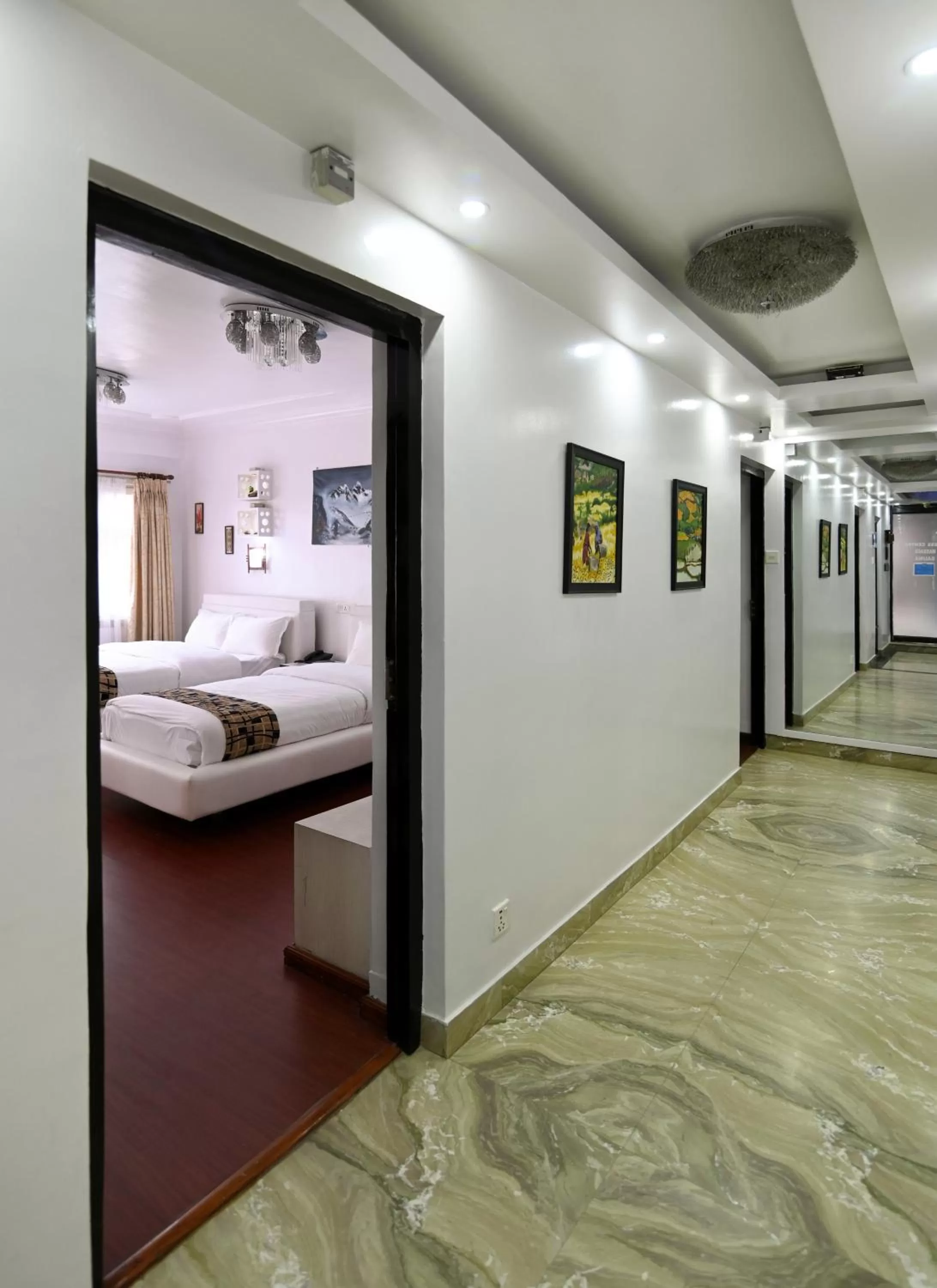 Photo of the whole room, Bed in Hotel M Square Pvt.Ltd