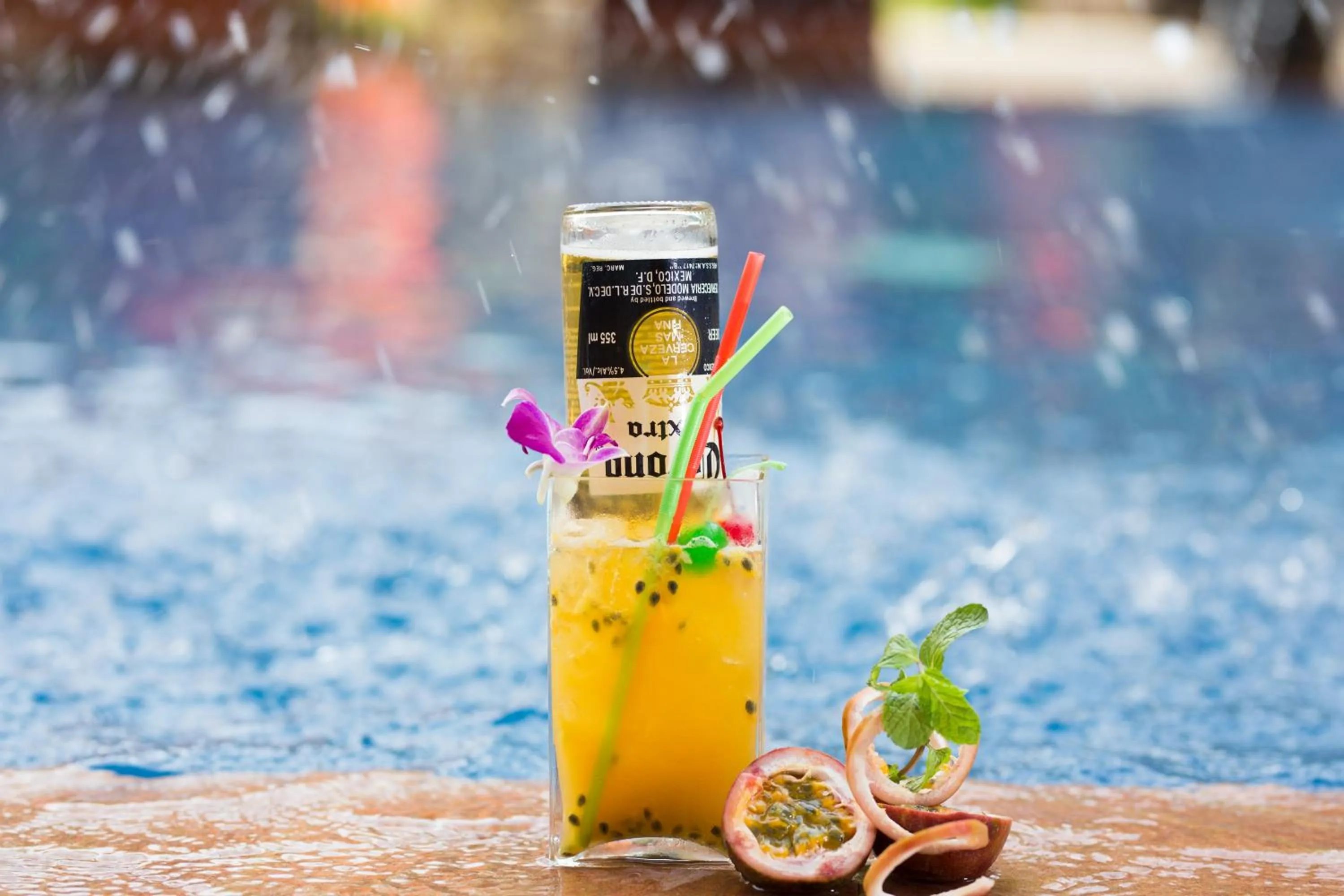 Drinks in Golden Temple Villa