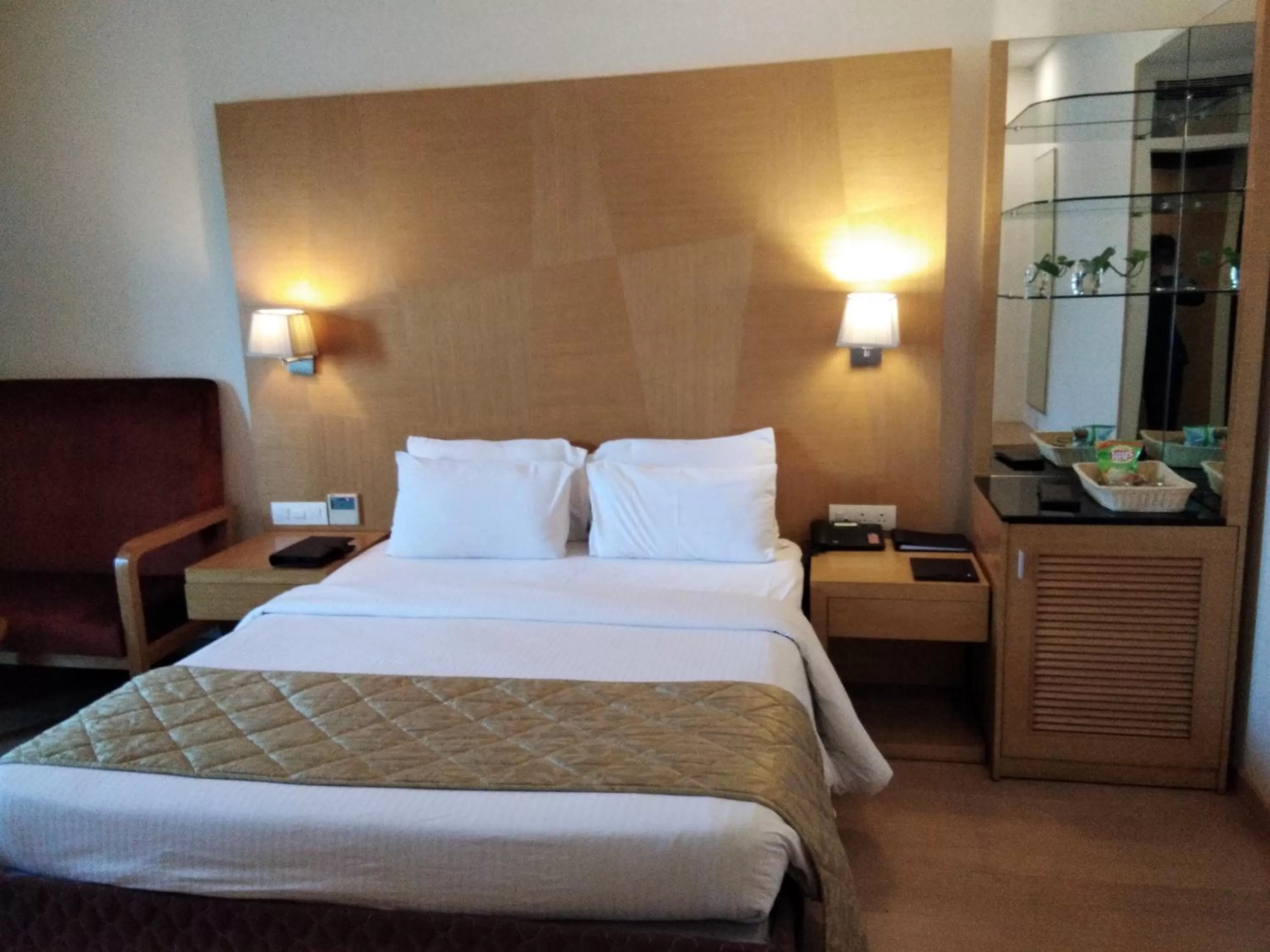 Bed in Hotel Claresta