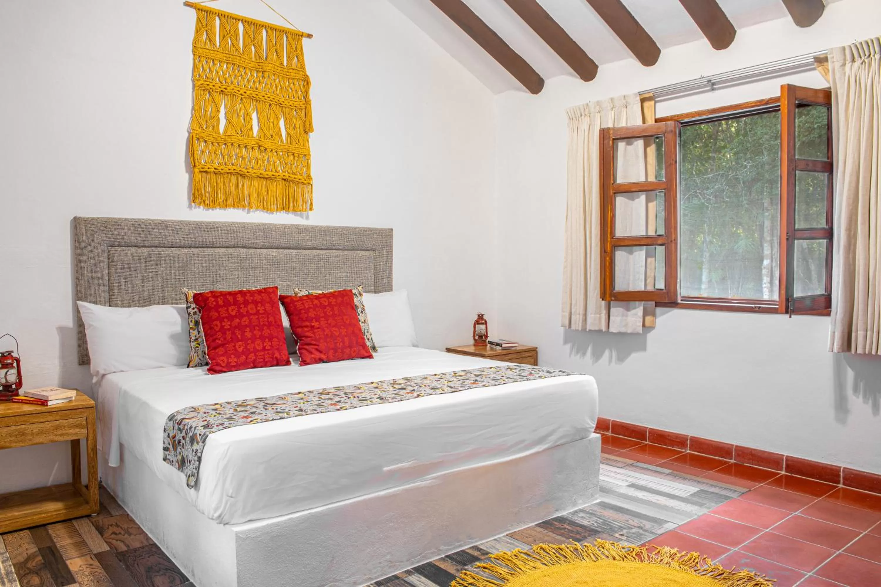 Bedroom in Hacienda San Miguel Yucatan