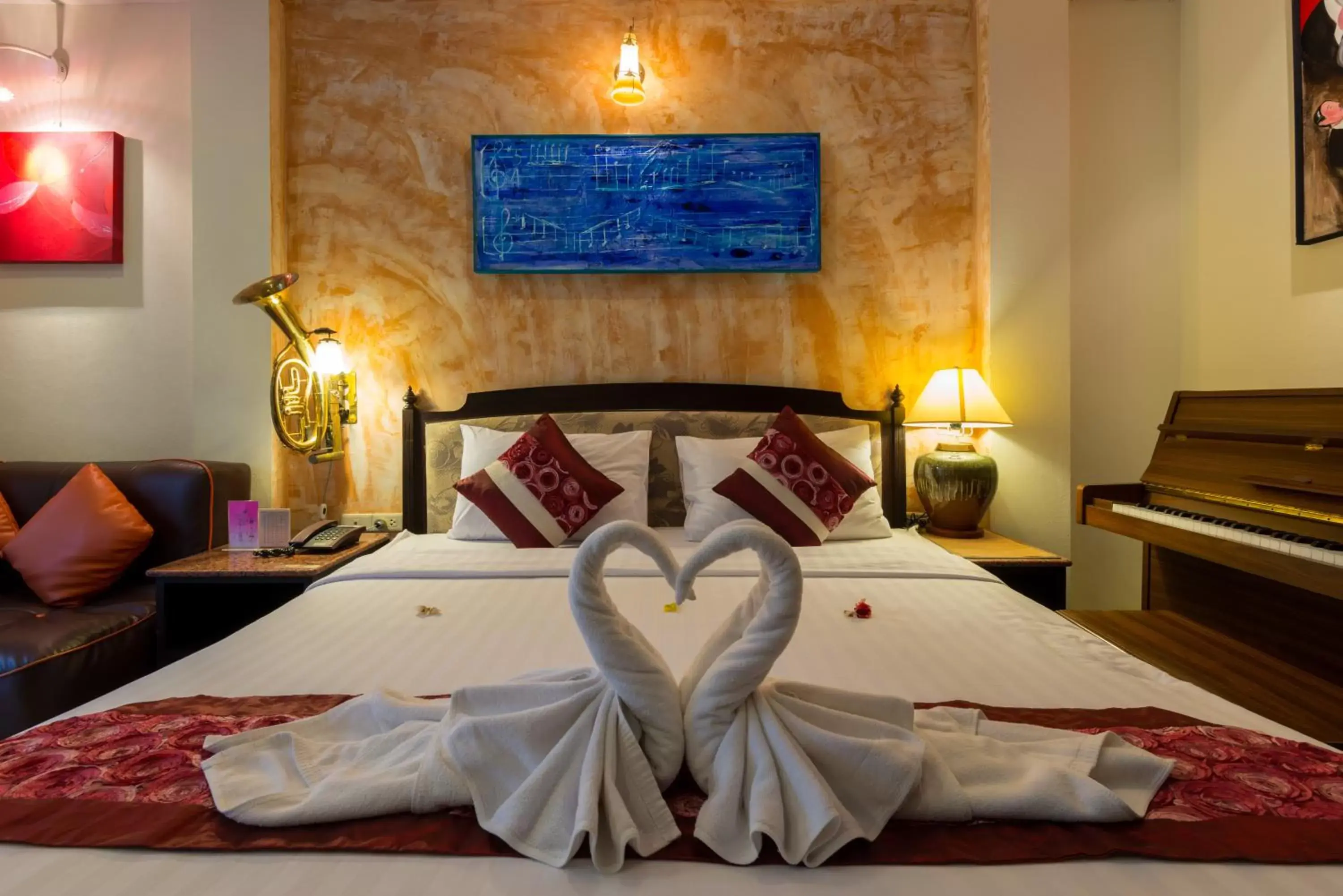 Deluxe Double Room in My Way Hua Hin Music Hotel SHA Extra Plus Deluxe Double Room in My Way Hua Hin Music Hotel SHA Extra Plus