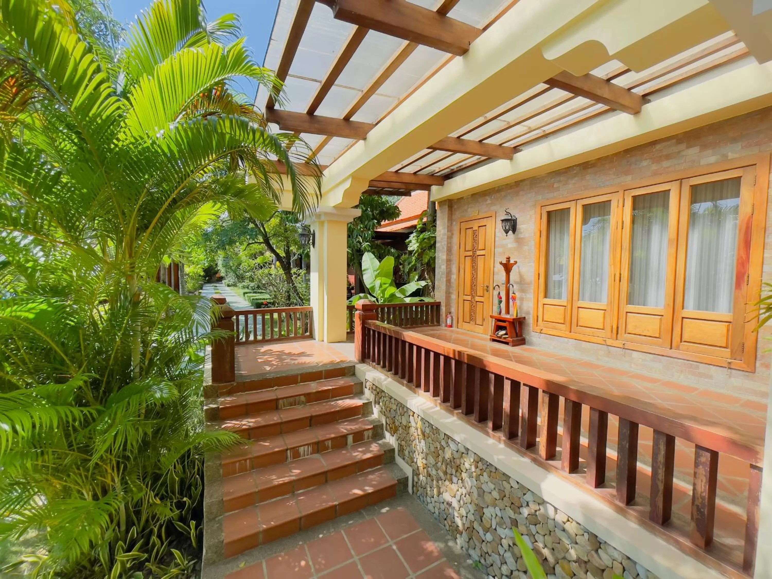 Garden in Try Palace Resort-Kep