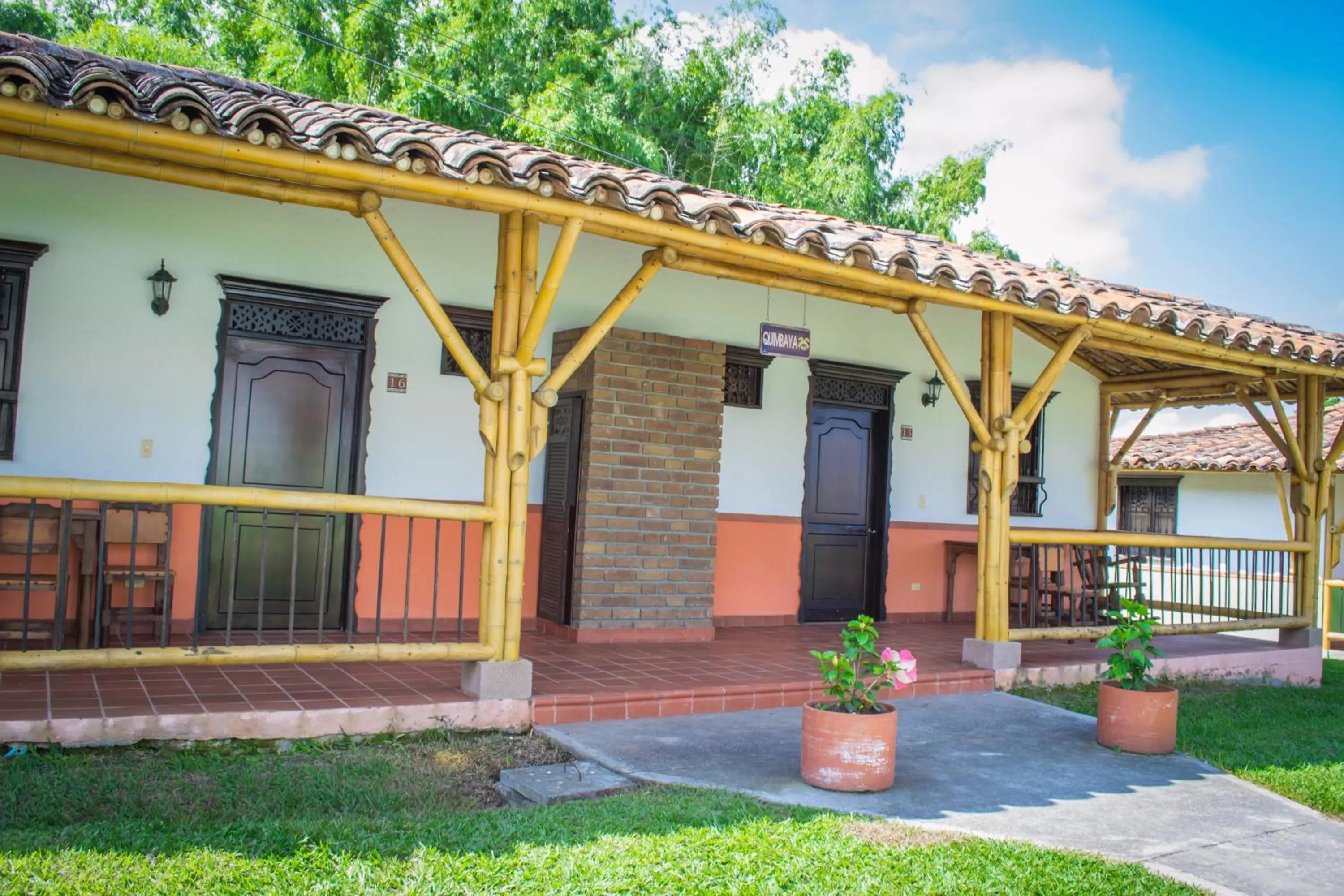 Garden, Property Building in Hotel Campestre Montecarlo