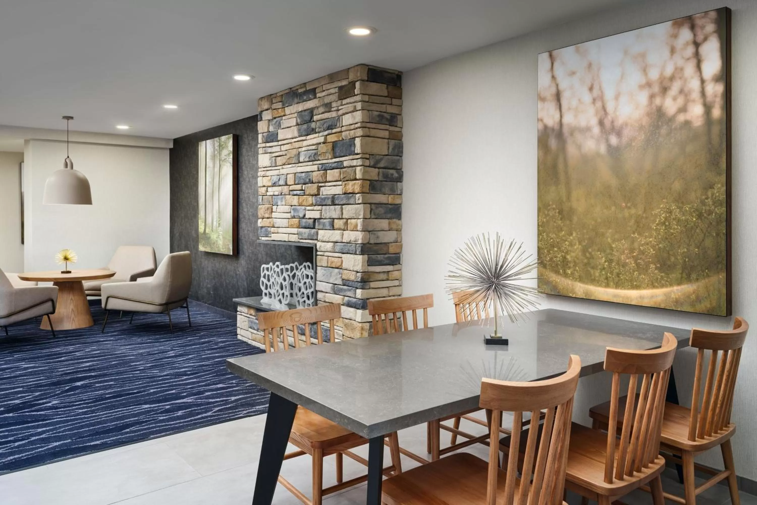 Lobby or reception in Fairfield Inn & Suites Auburn Opelika