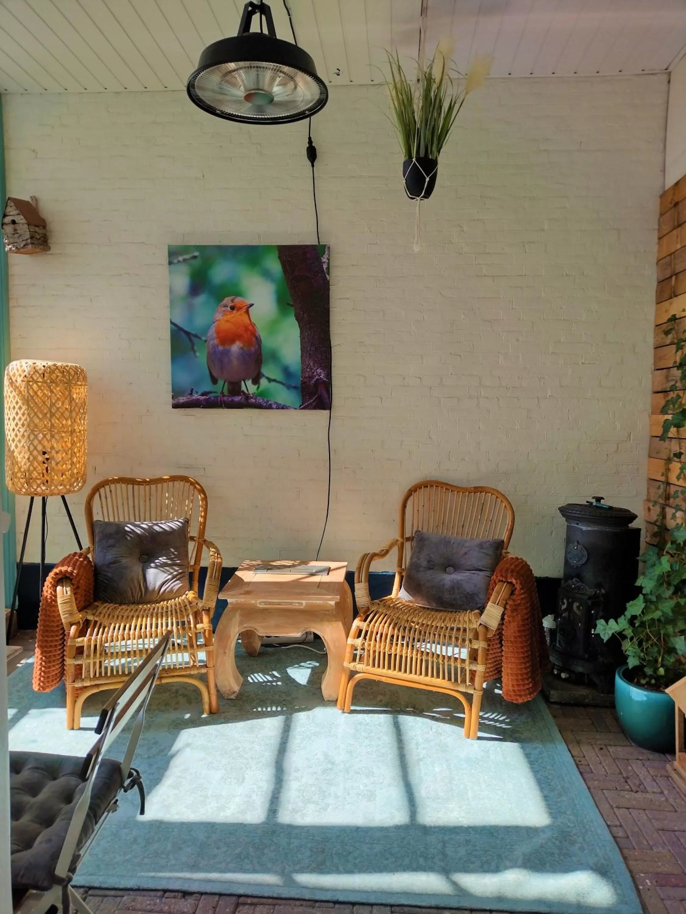 Patio in Wellness Bed & Breakfast Pergamo