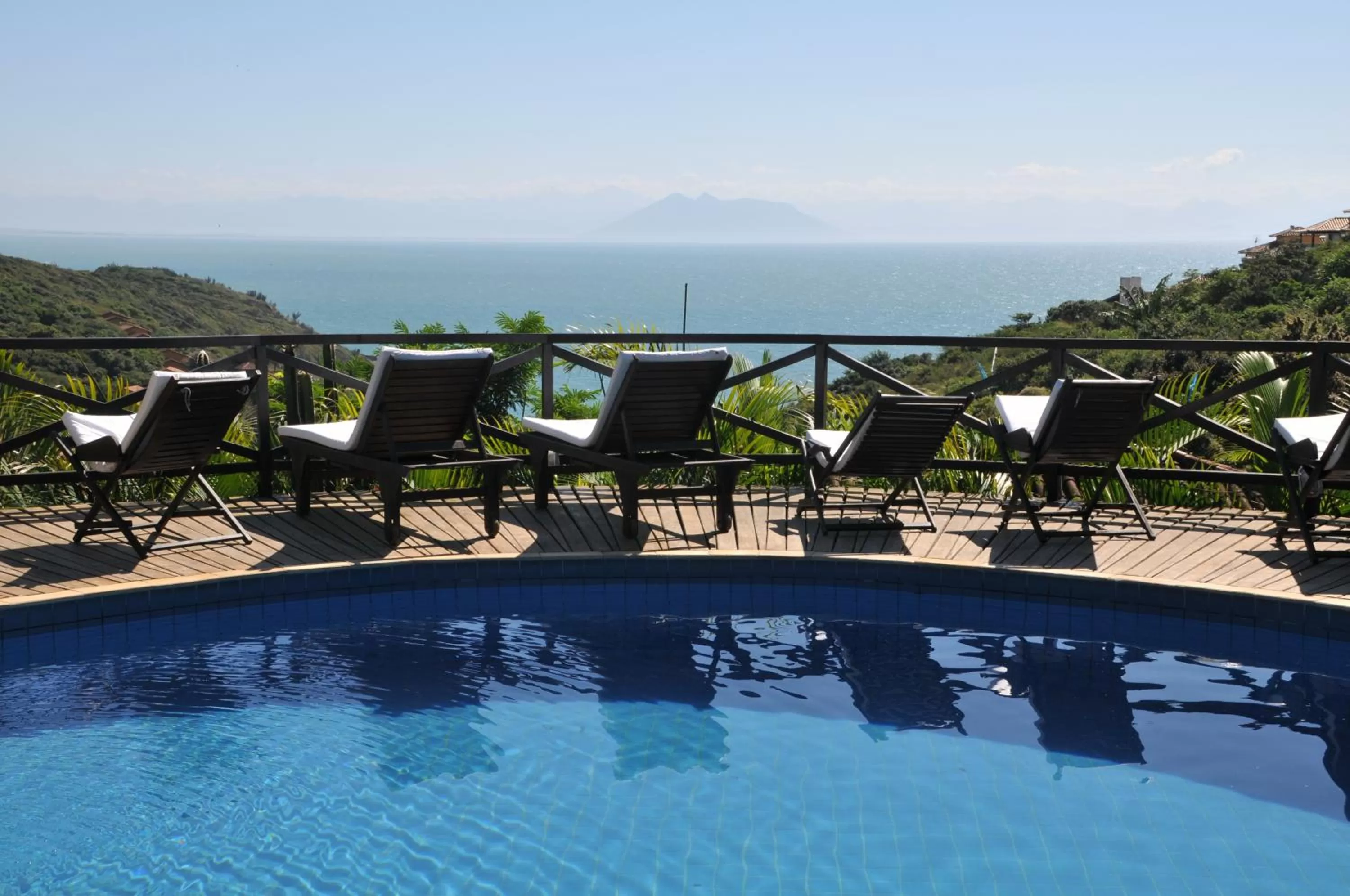 Swimming pool in Pousada Amancay