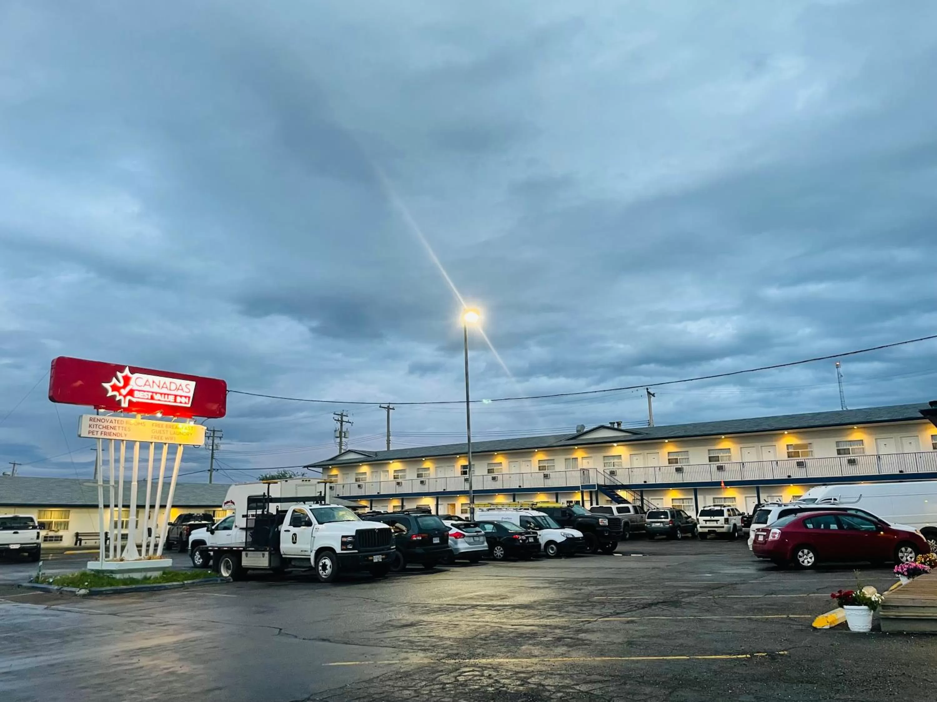 Property building in Canadas Best Value Inn Fort St John