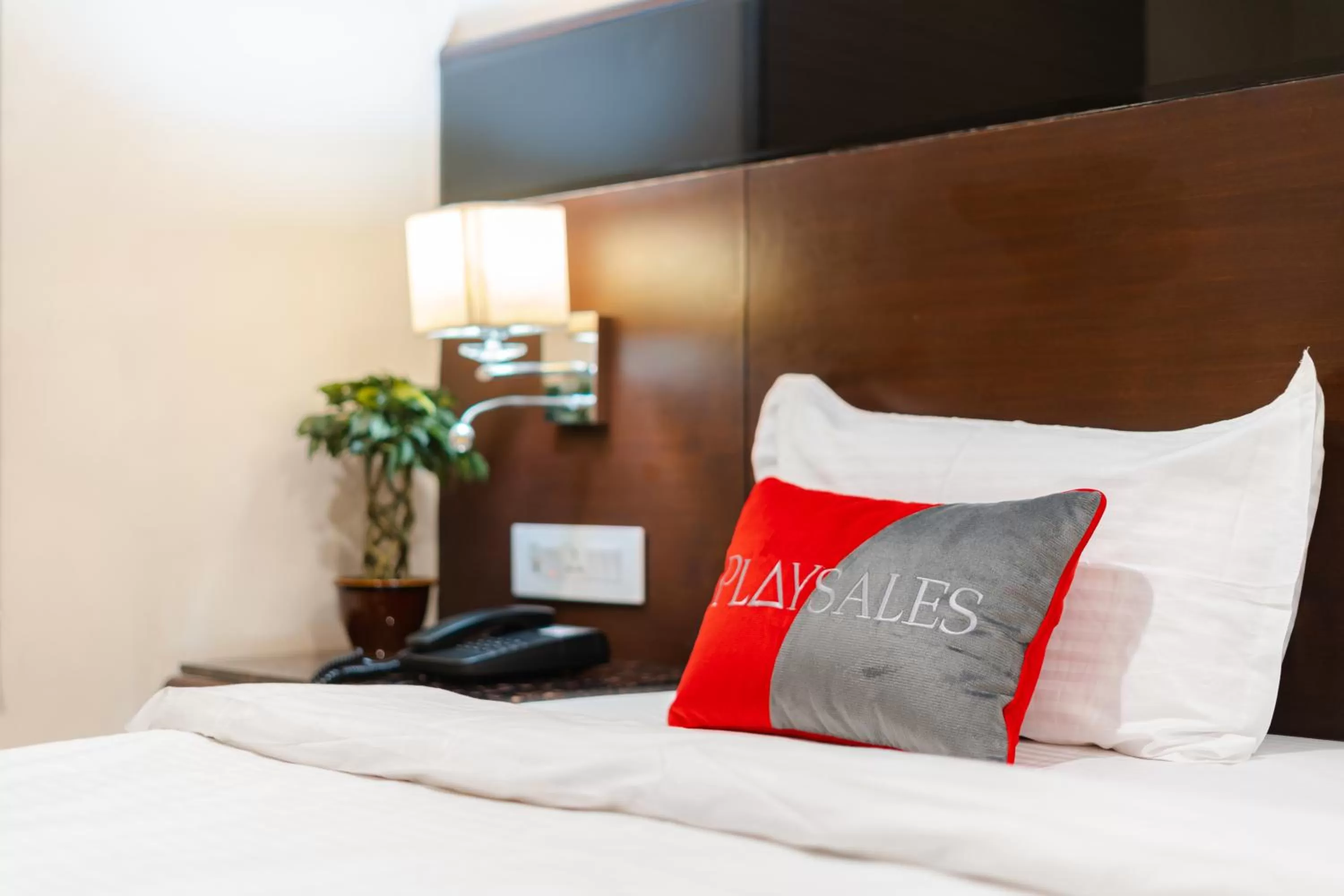 Bed in Playsales Eco Stay Vijay Nagar Indore