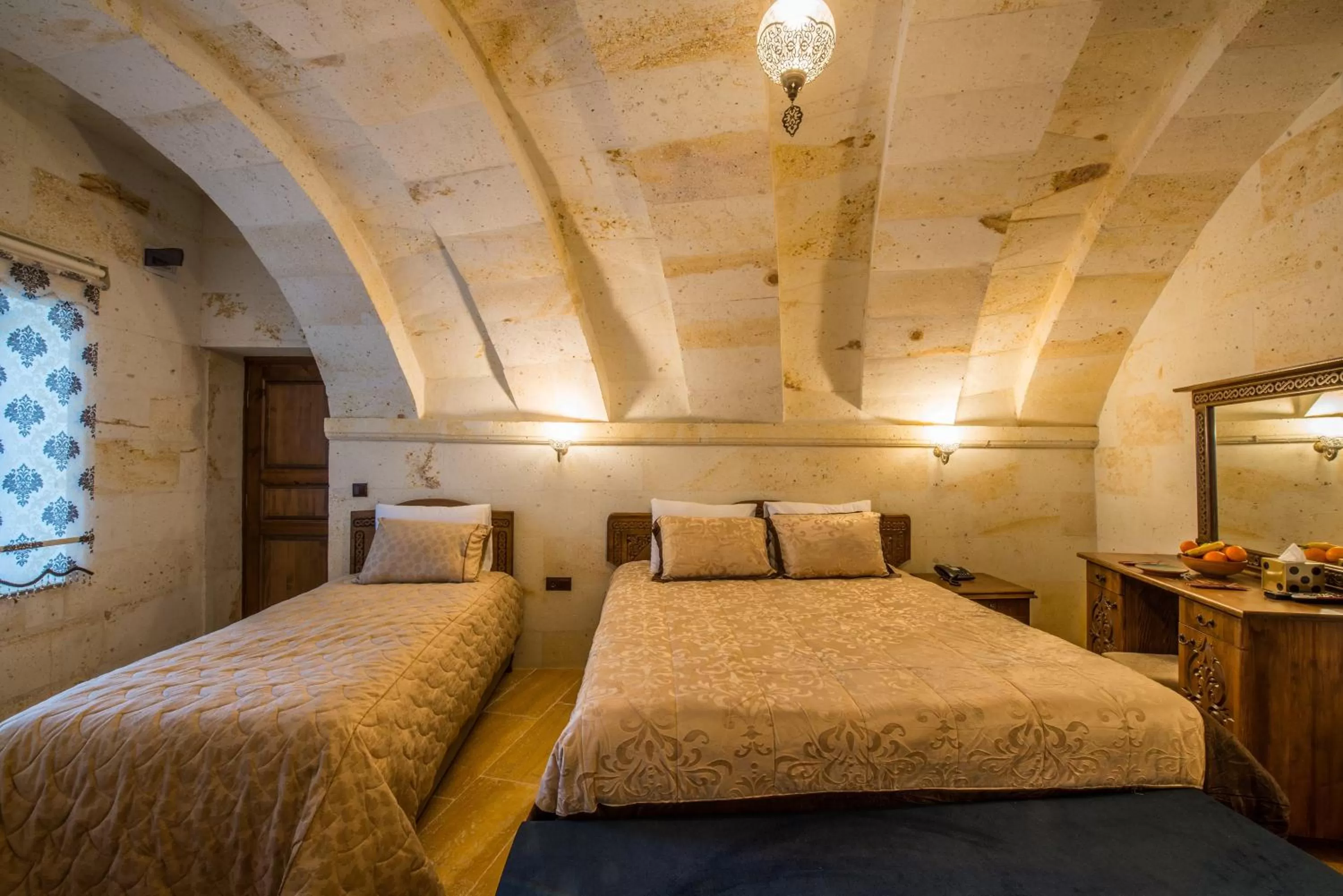 Bed in Lucky Cave Hotel Cappadocia