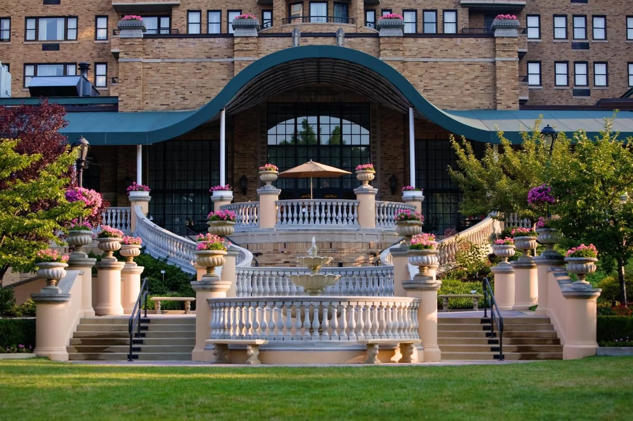 Property building in Omni Shoreham Hotel