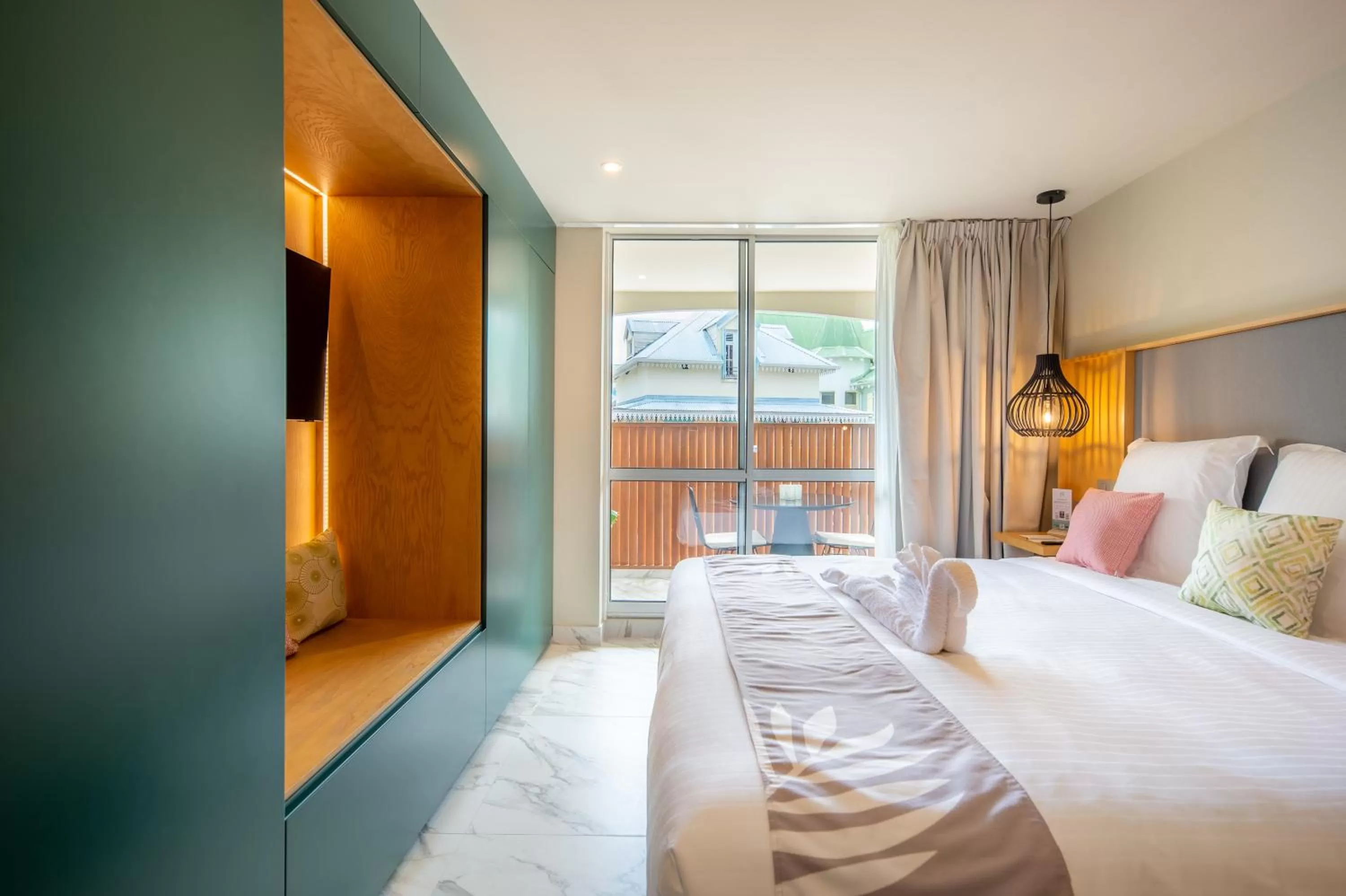 Bed in La Pagerie - Tropical Garden Hotel