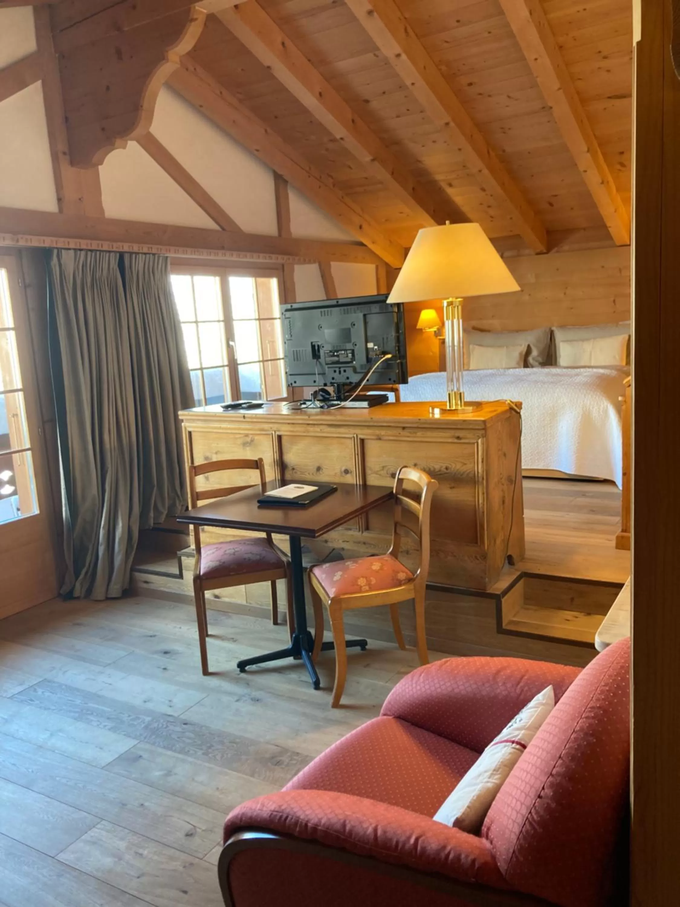 Seating area in Hotel Alpenrose mit Gourmet-Restaurant Azalée