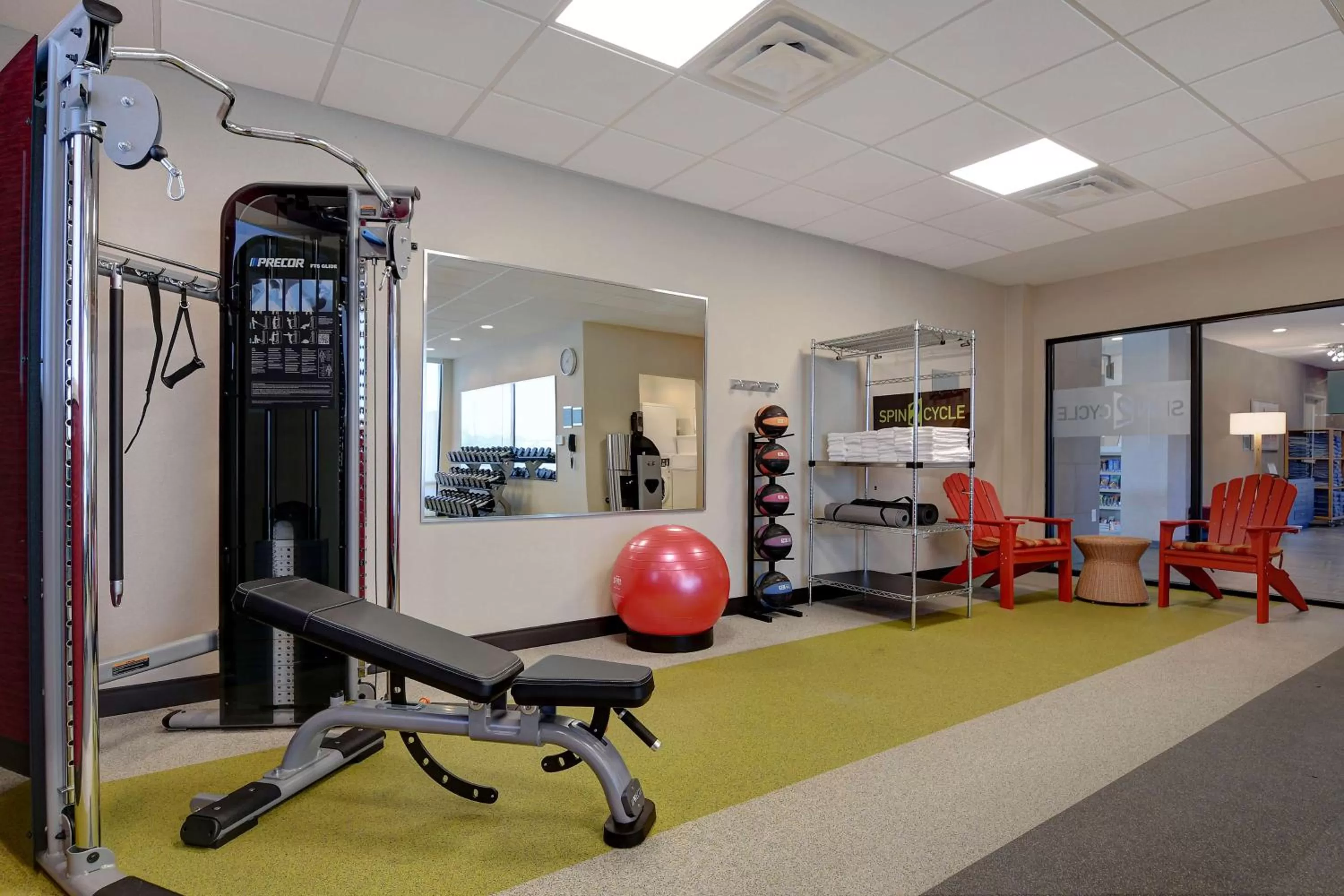 Fitness centre/facilities in Home2 Suites by Hilton North Plano Hwy 75