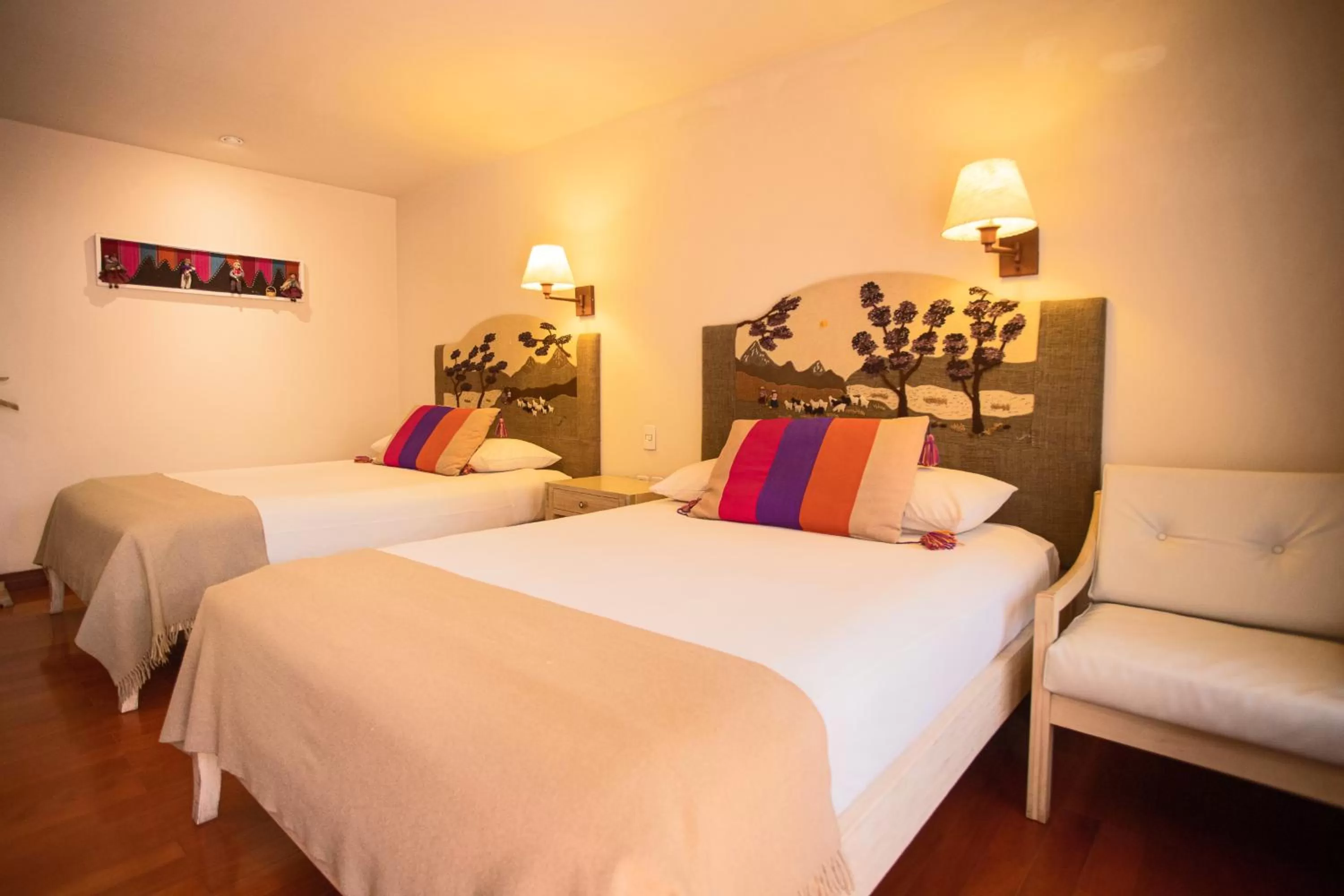 Bed in Hotel Rosario La Paz