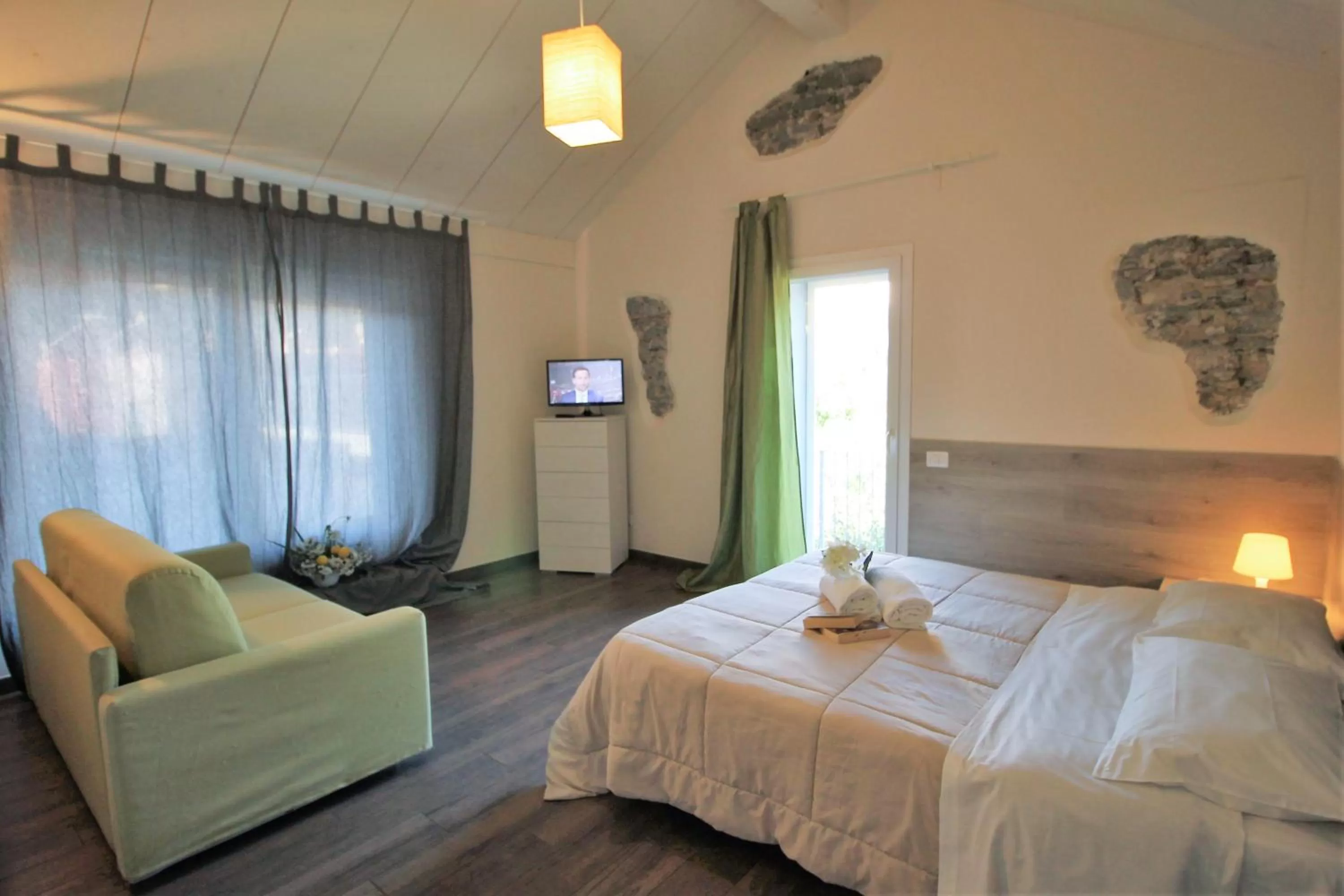 Living room, Bed in Residence Felice