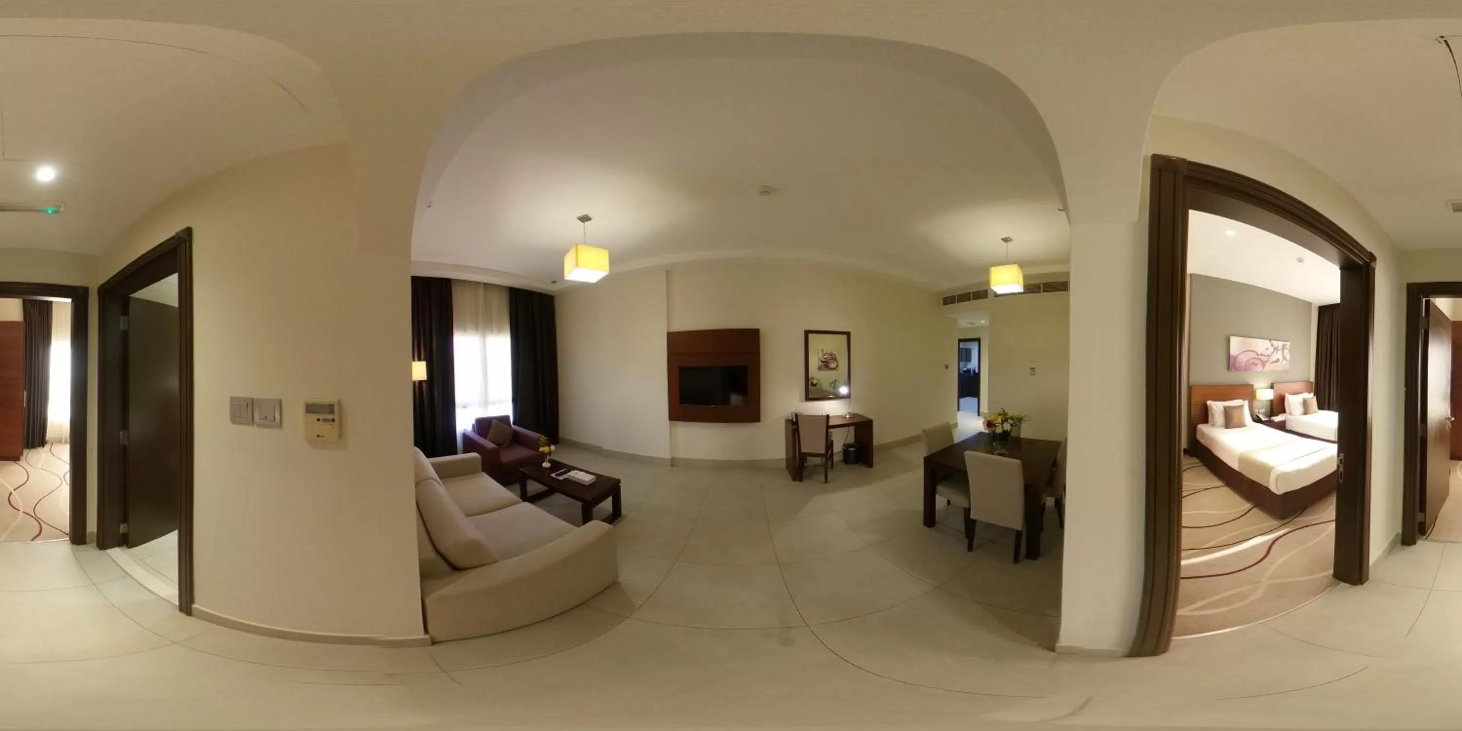 Bedroom, Bed in Action Hotel Ras Al Khaimah