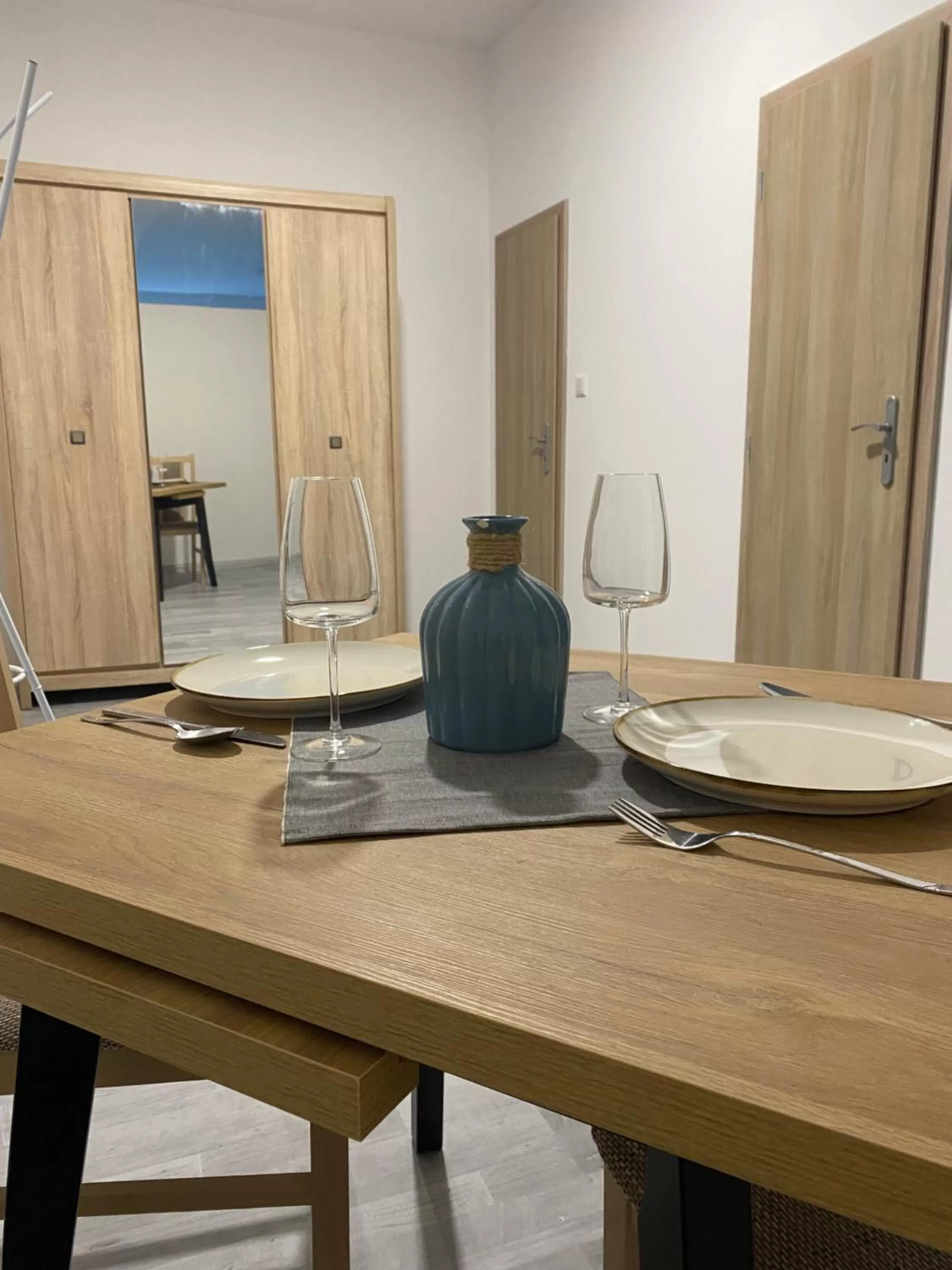 Dining area in Central Apartments