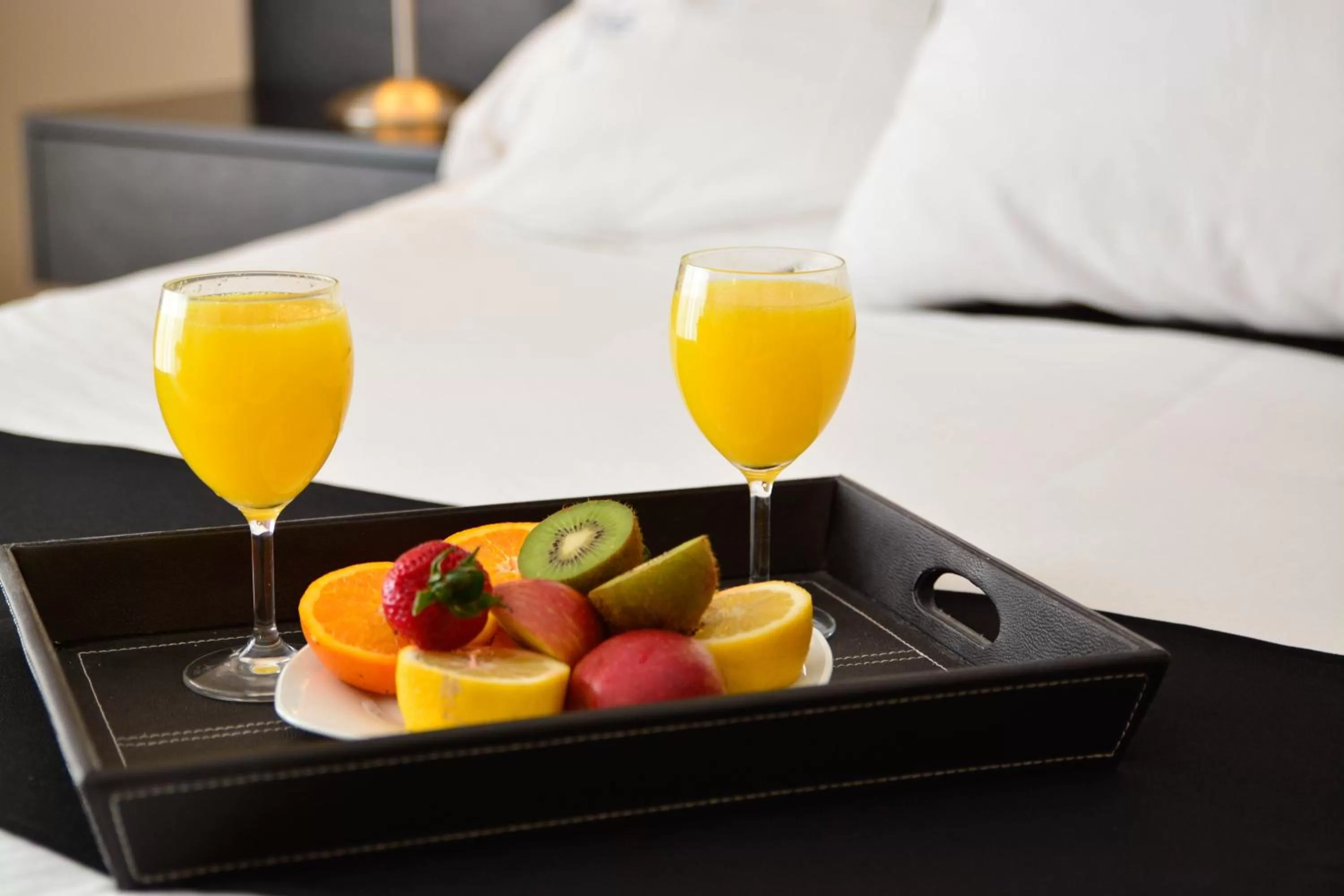 Bed in Pocitos Plaza Hotel