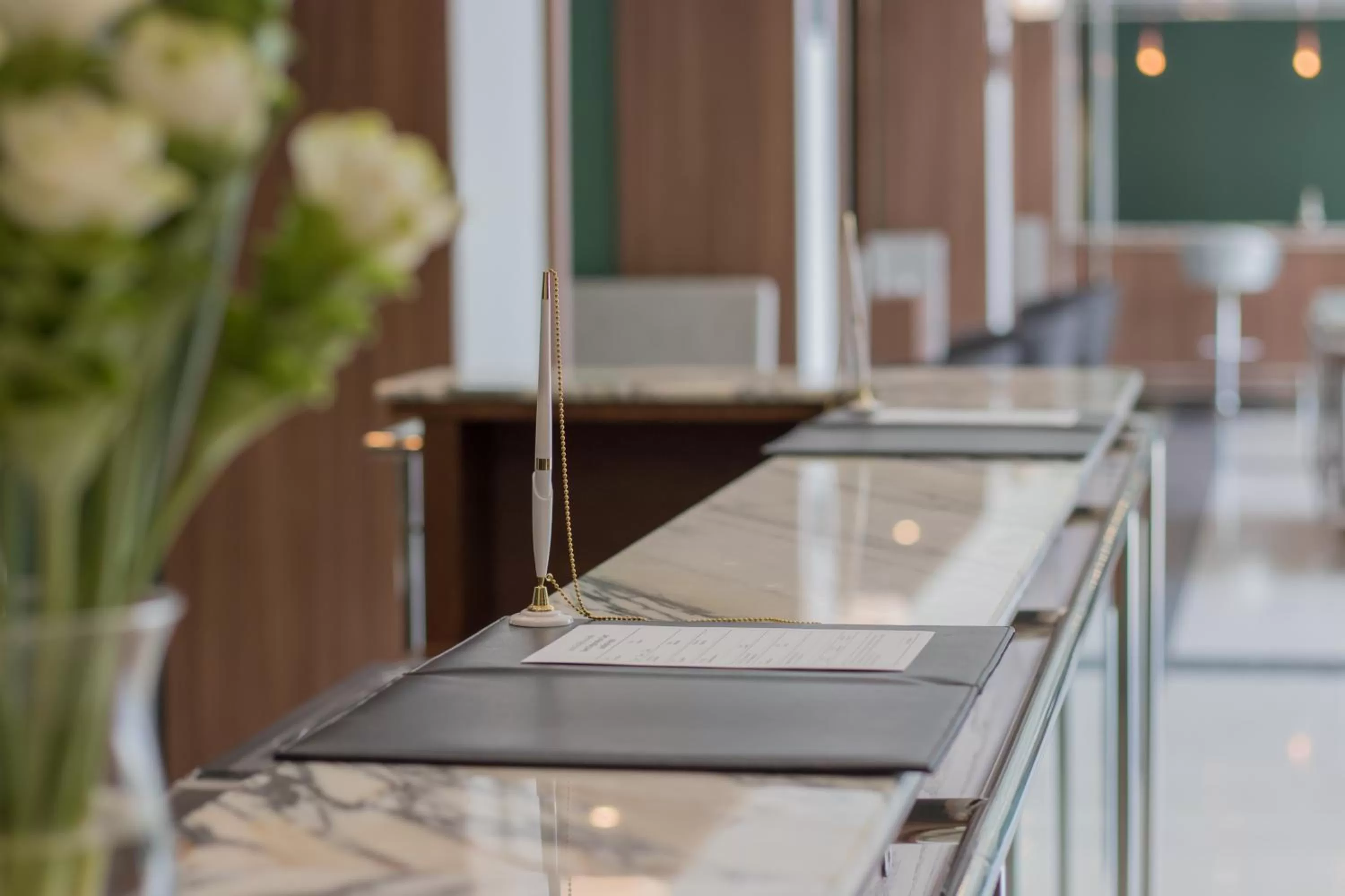 Lobby or reception in Justice Hotel