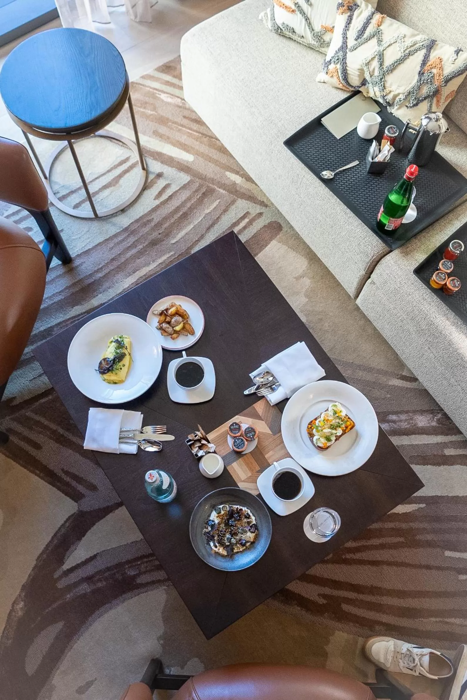 Food and drinks in Nobu Hotel Atlanta