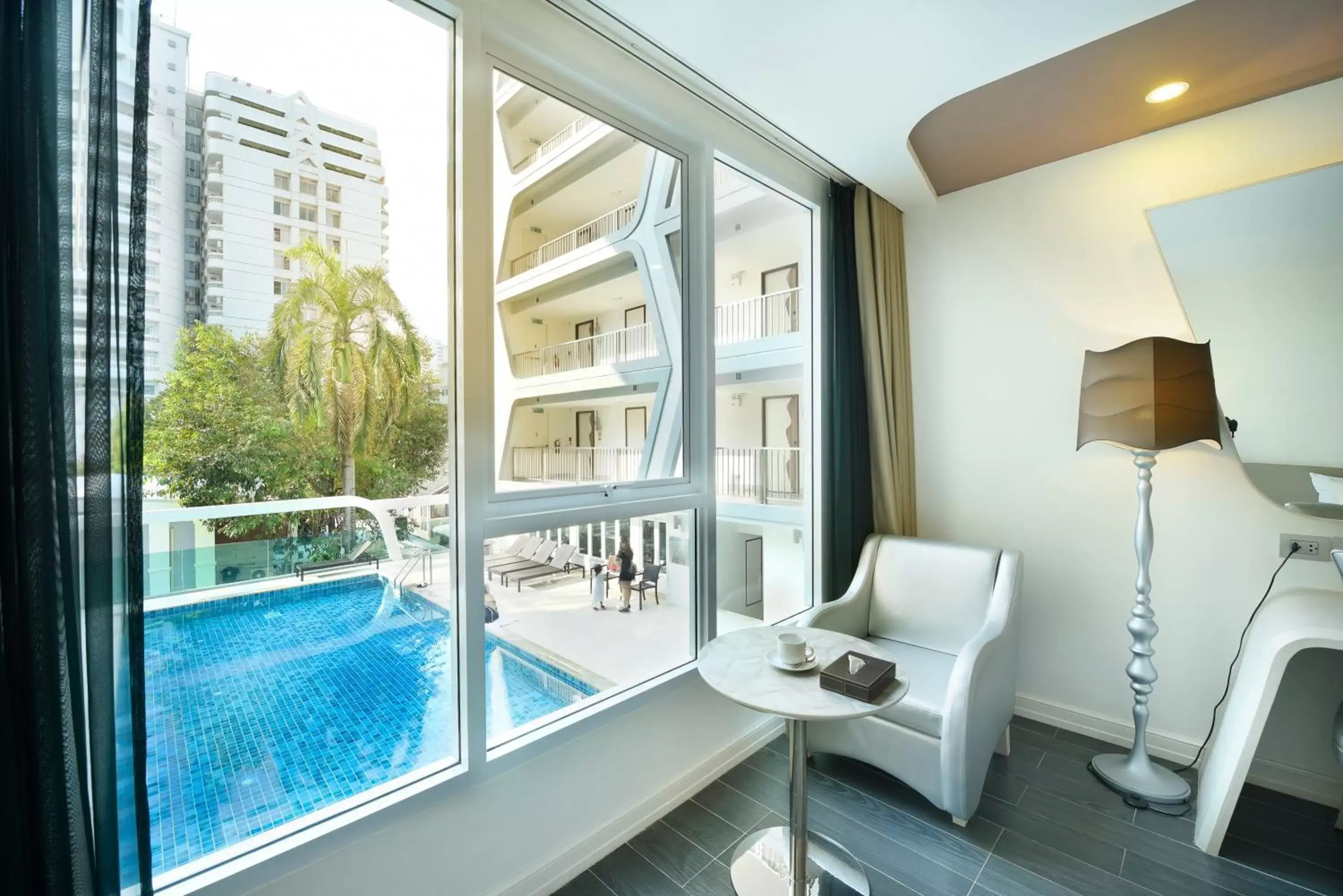 Deluxe Double or Twin Room with Pool View in Le Tada Parkview Hotel Deluxe Double or Twin Room with Pool View in Le Tada Parkview Hotel