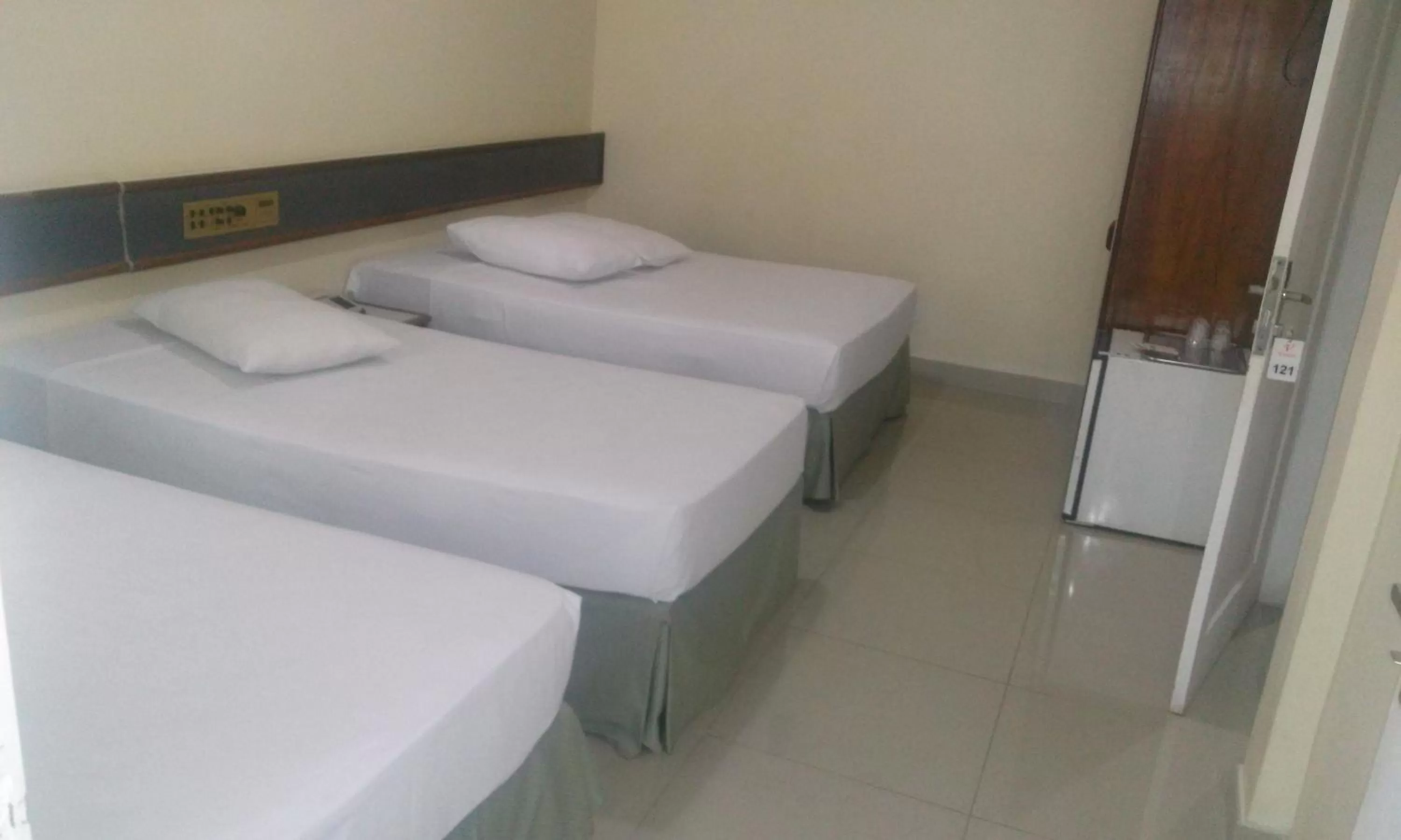 Bed in Hotel Estação Express