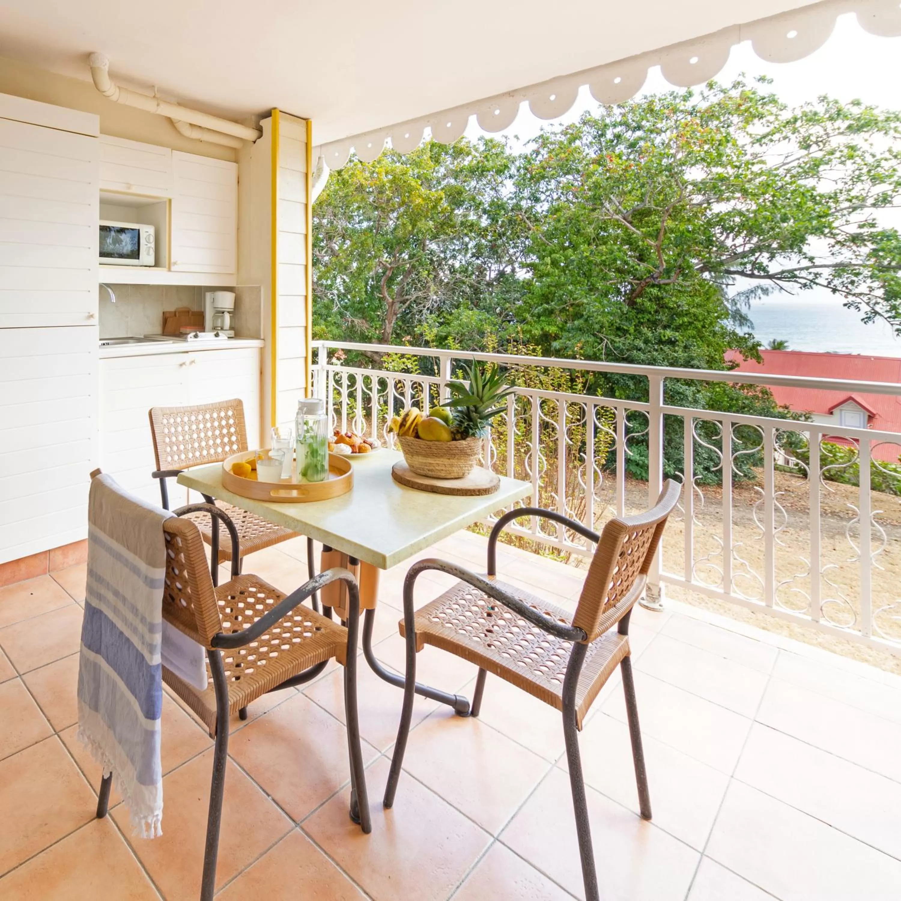 Patio in Village Pierre & Vacances Sainte Anne