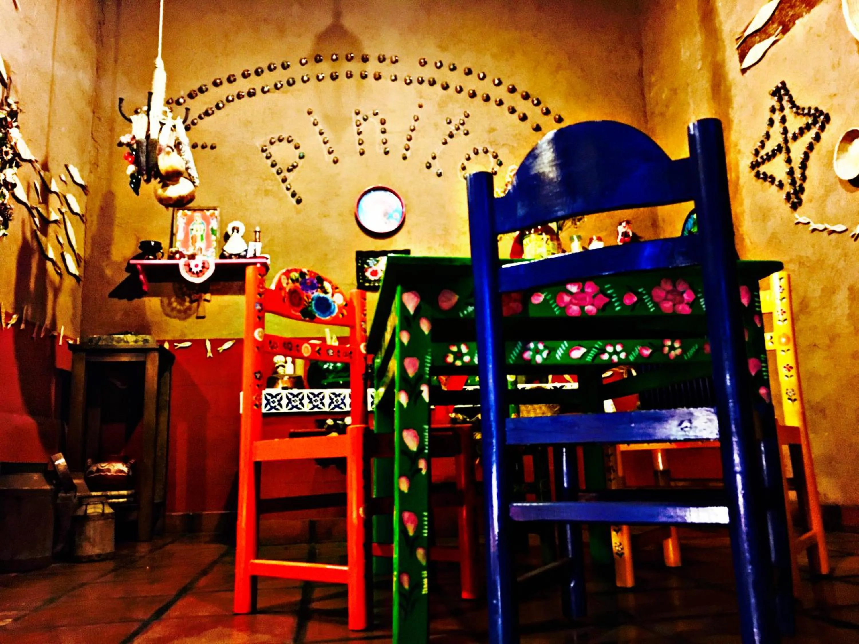 Decorative detail in Hotel Refugio del Angel