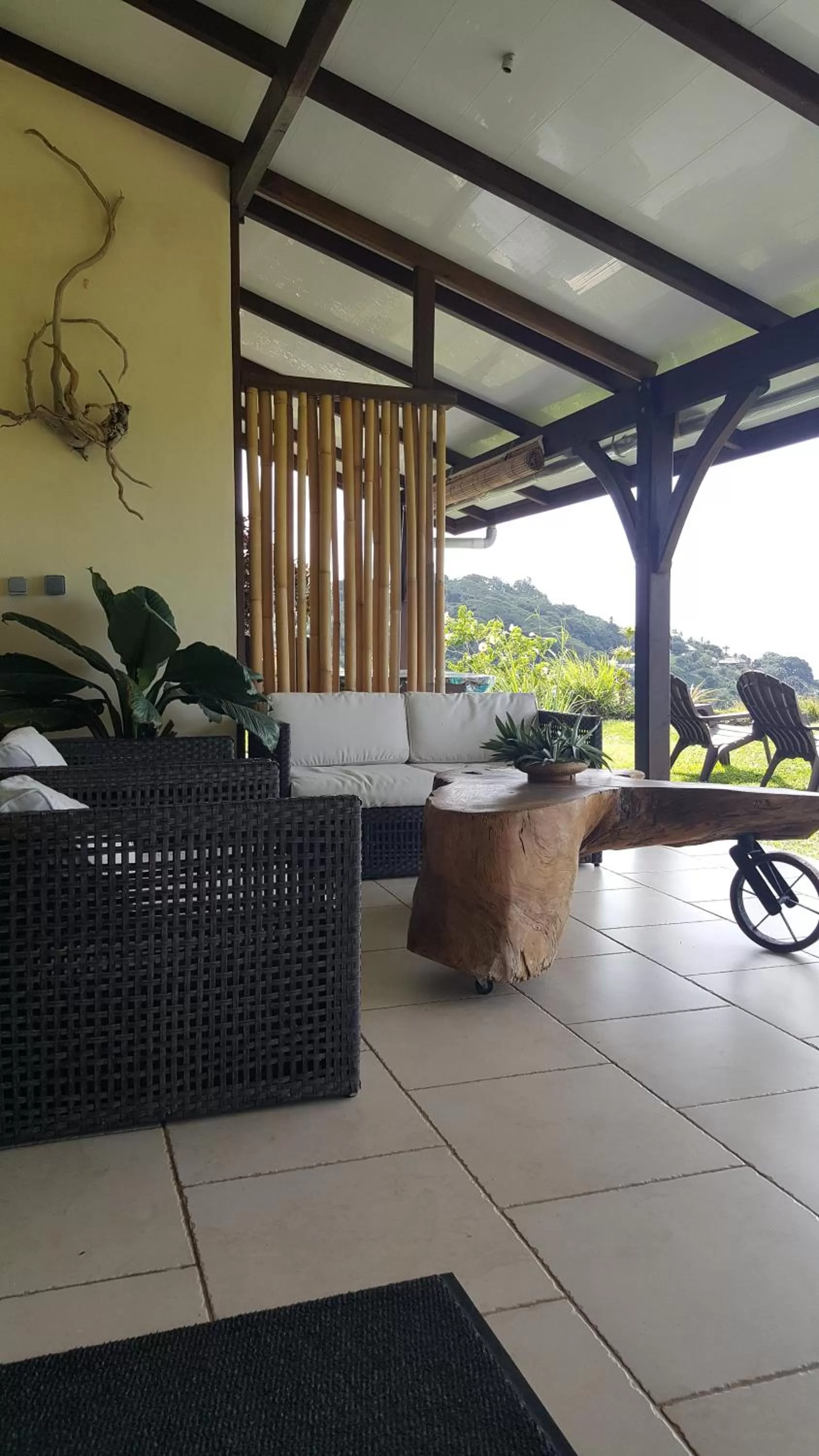 Patio in Faré Mahi Mahi