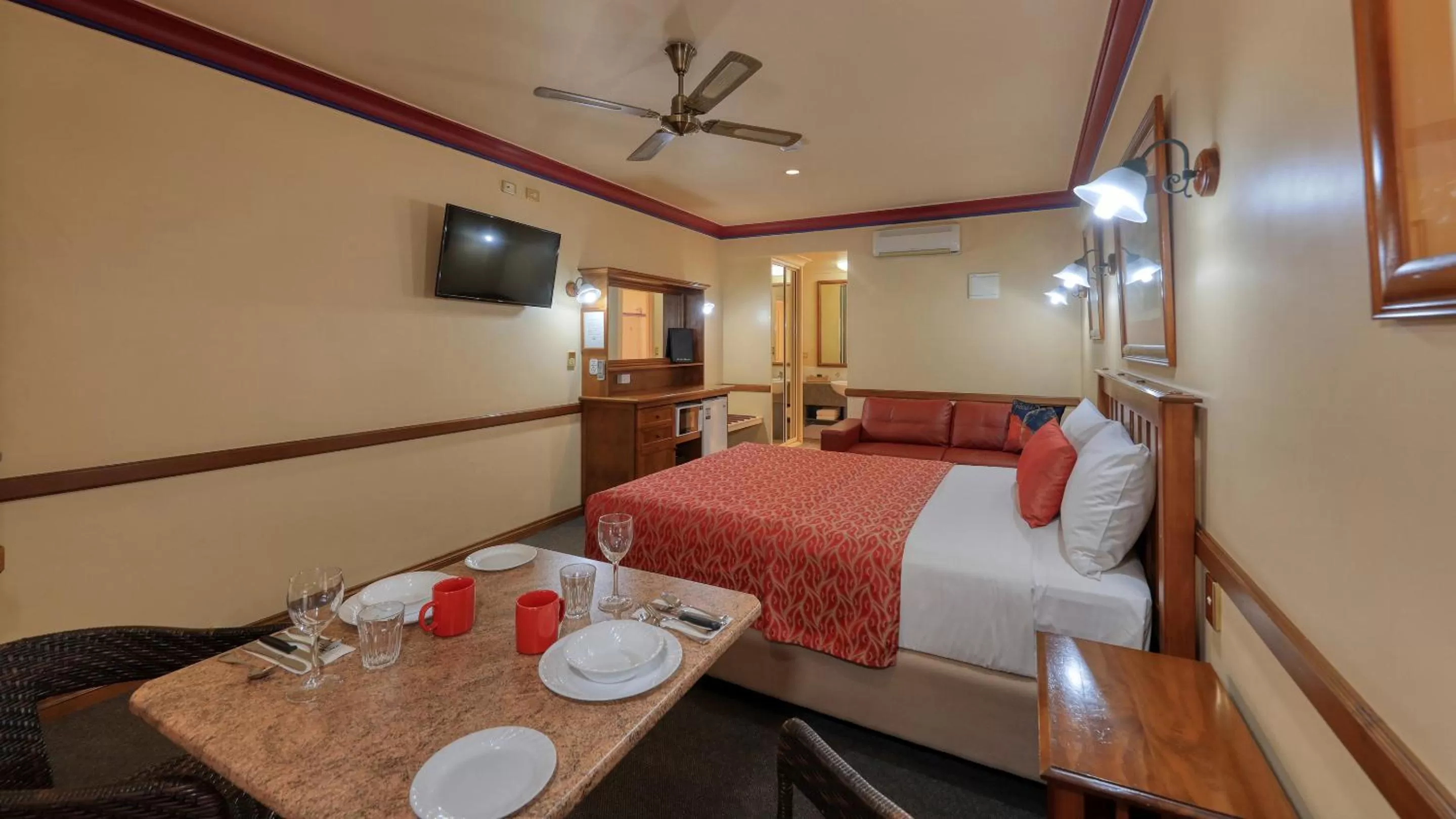 Bed in Dalby Homestead Motel