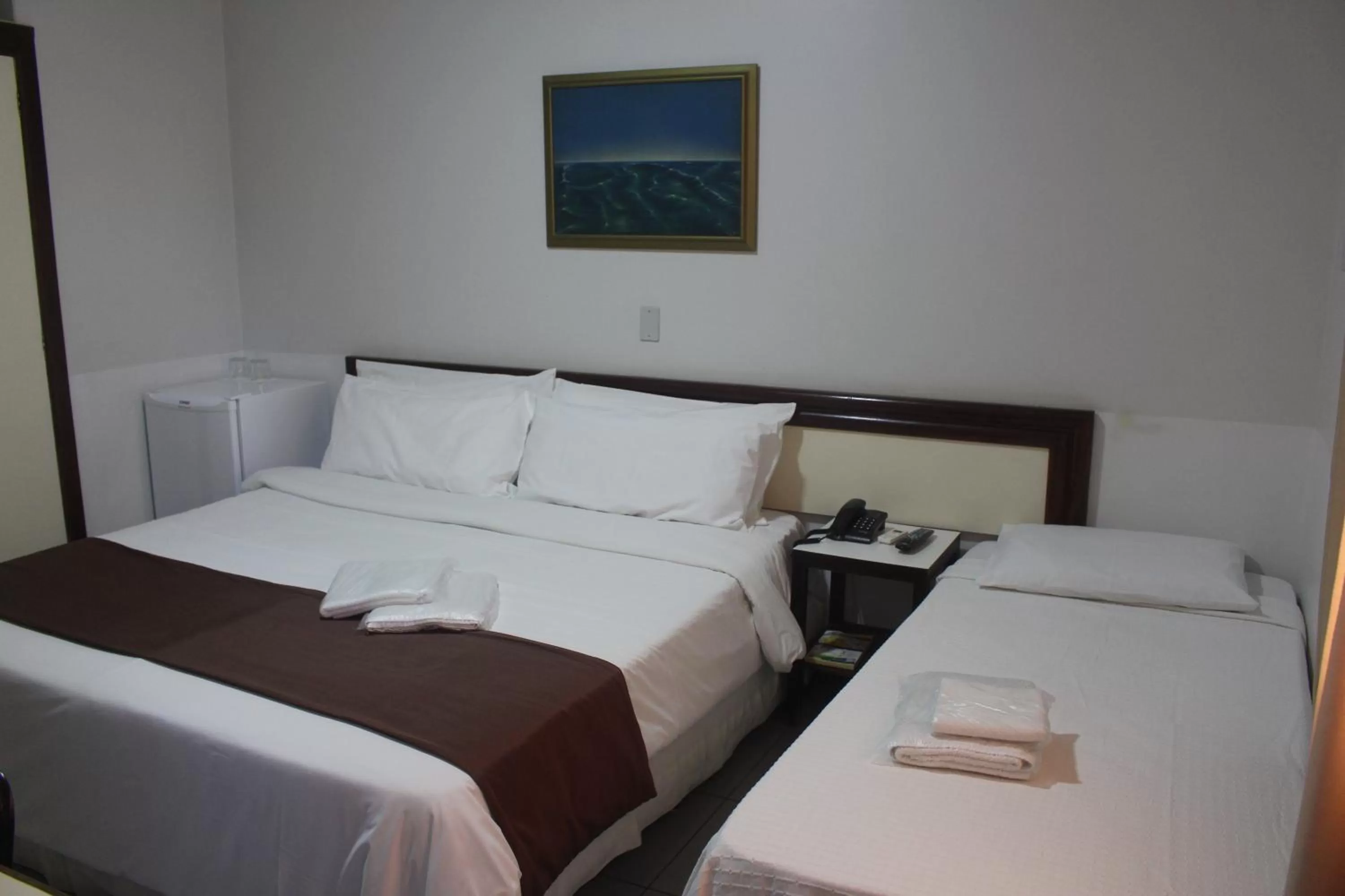 Bed in Hotel Oscar Econômico