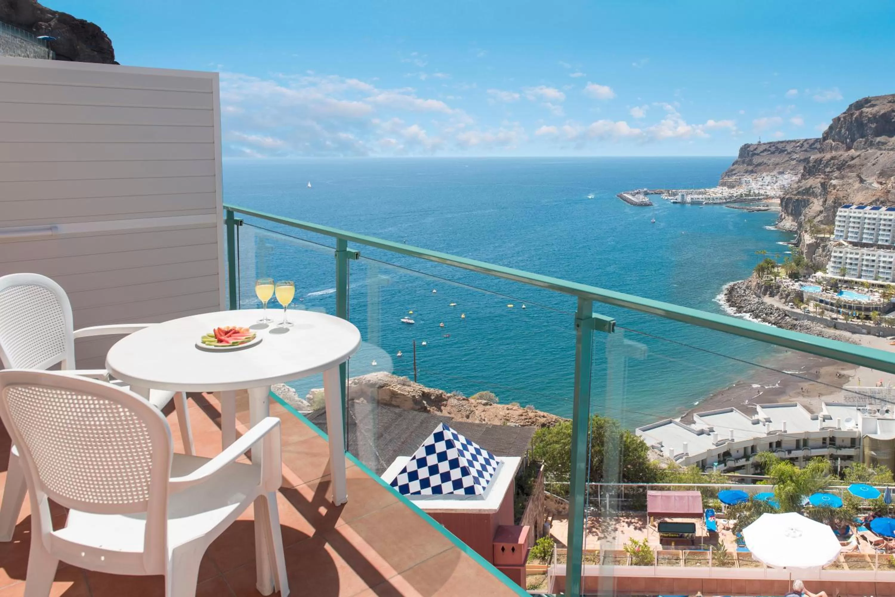 Balcony/Terrace in Mogan Princess & Beach Club