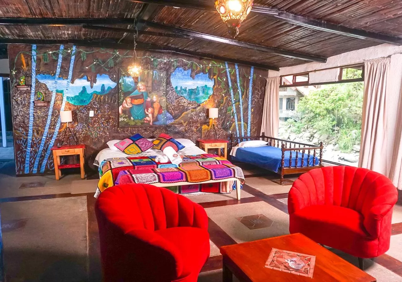 Bed in Spa Hosteria Miramelindo