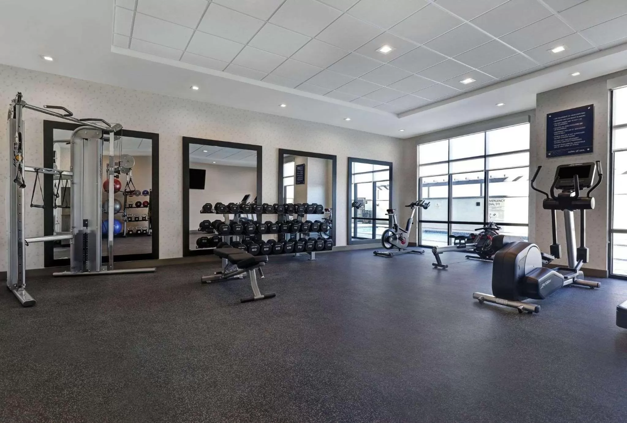 Fitness centre/facilities in Hampton Inn Patterson, Ca