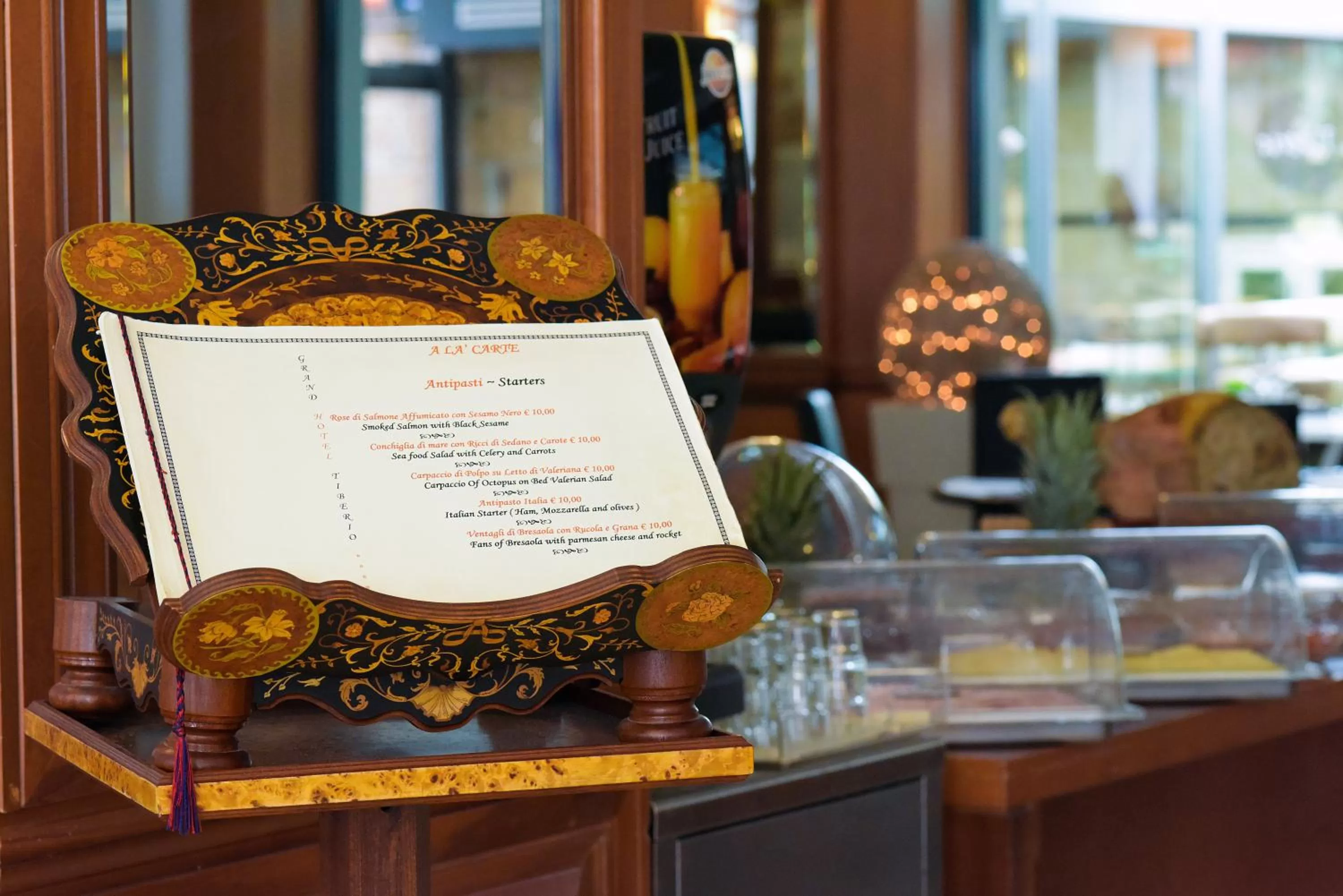 Restaurant/places to eat in Grand Hotel Tiberio