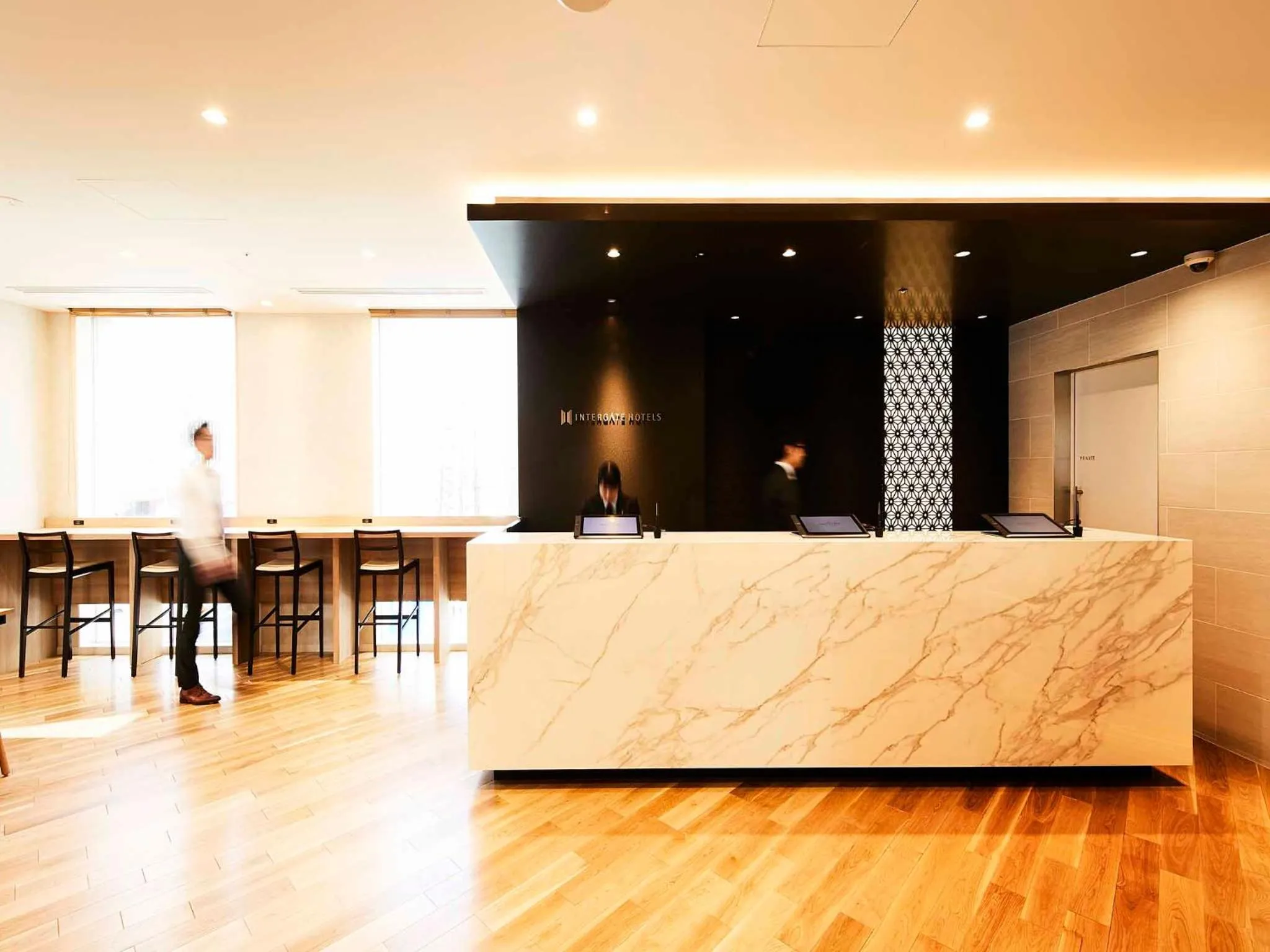 Lobby or reception in Hotel Intergate Tokyo Kyobashi