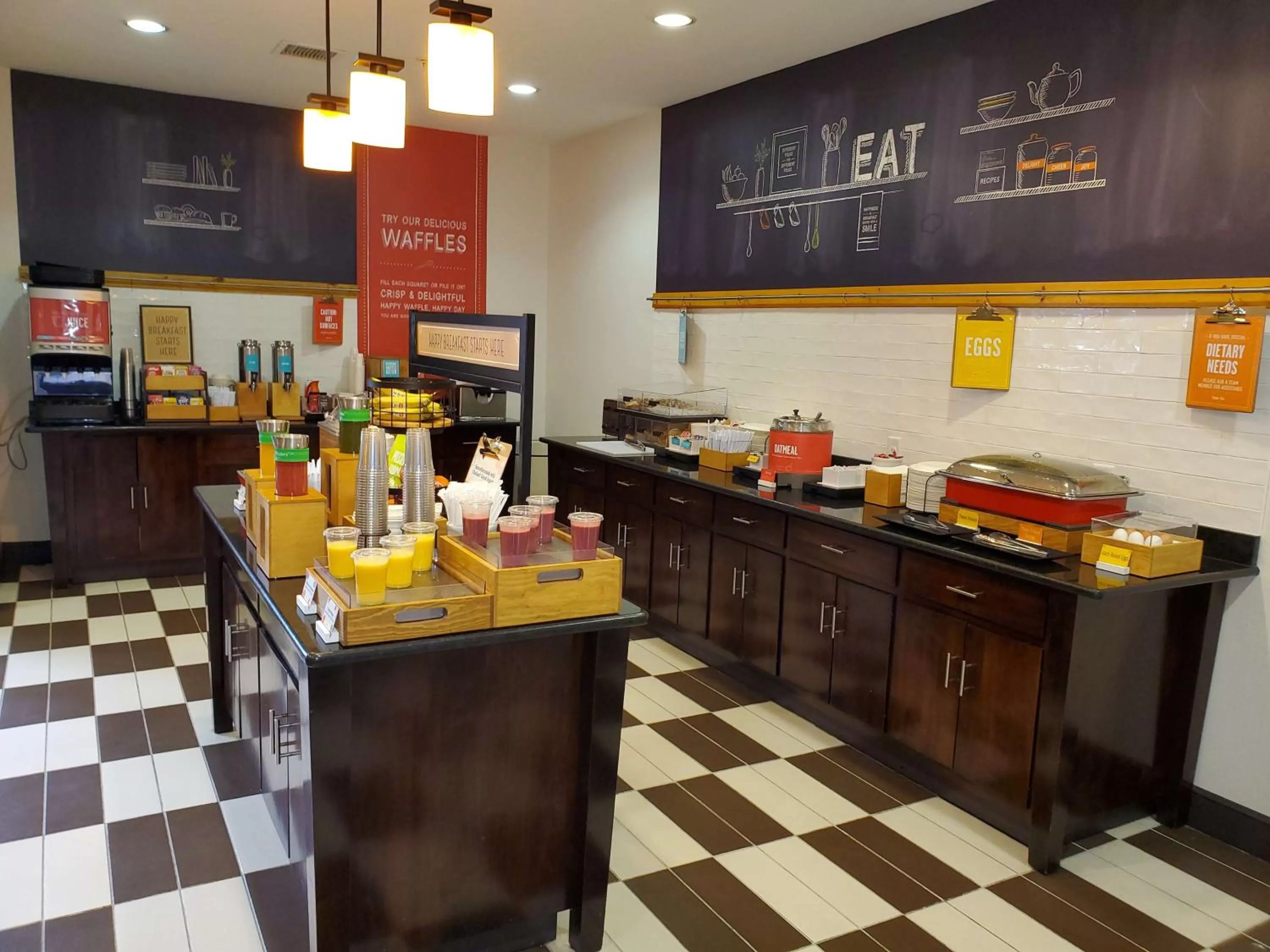 Breakfast in Hampton Inn Stow