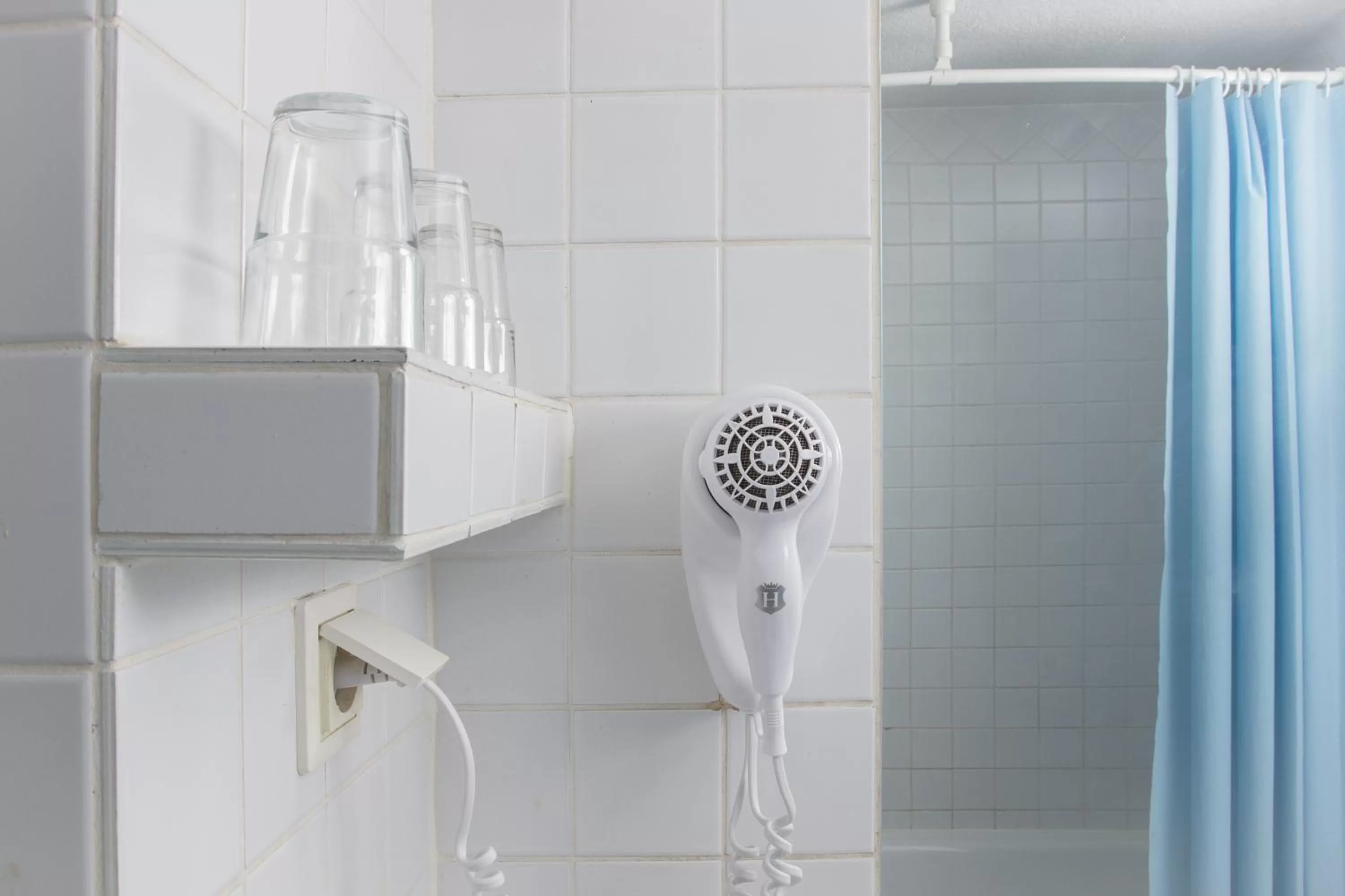 Shower in Hotel Eckstein