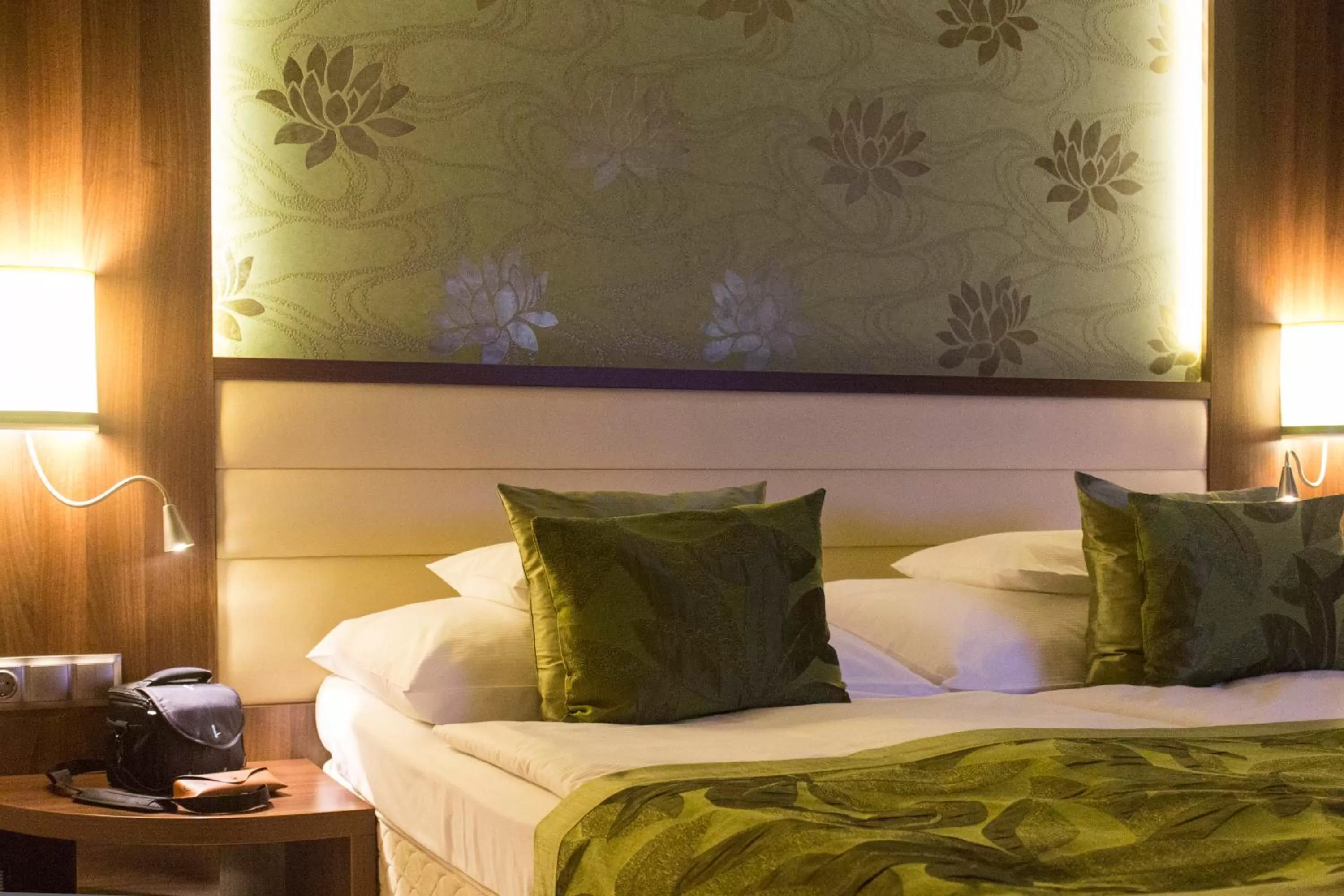 Bed in Hotel Wellamarin