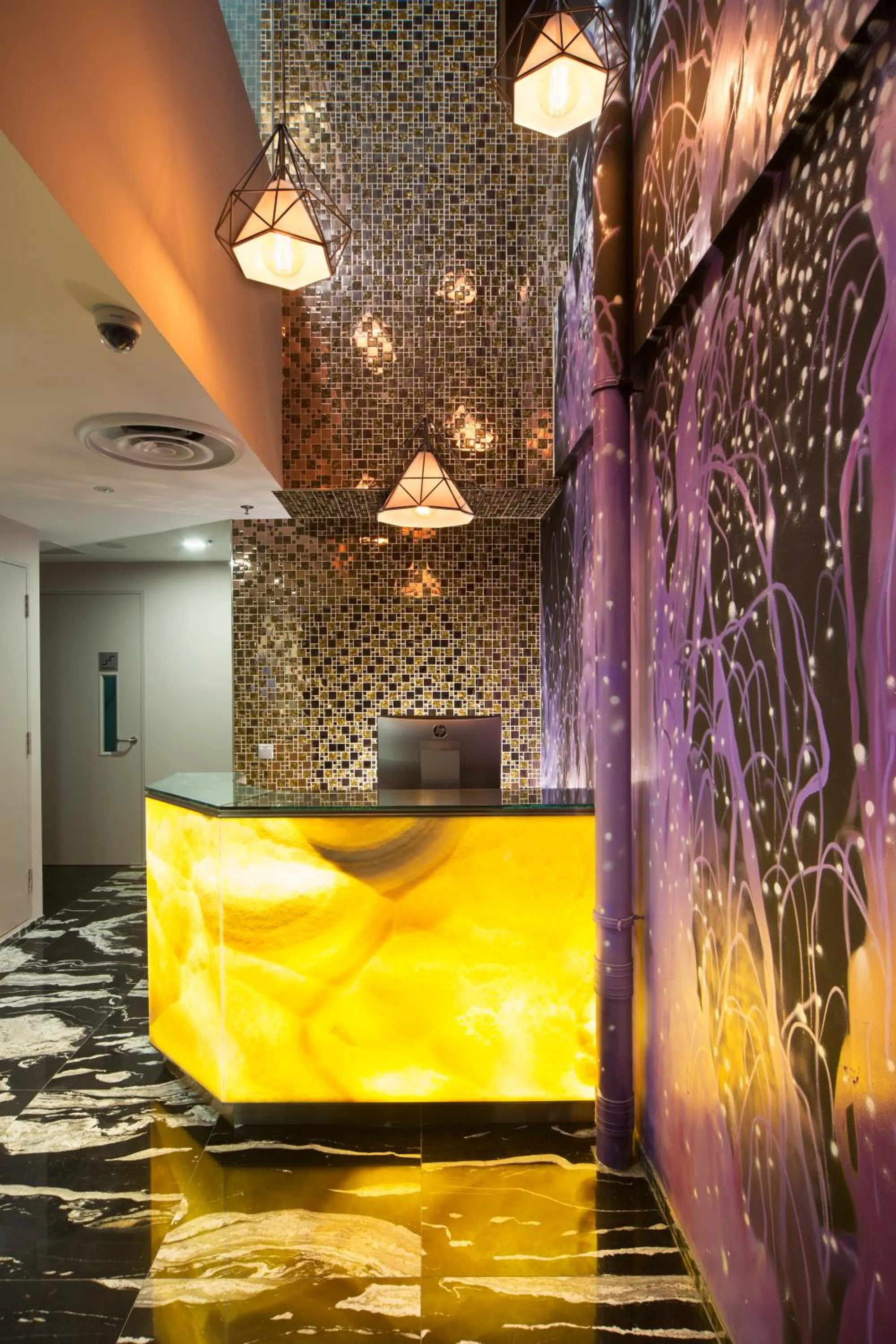 Lobby or reception in Hotel Clover 7