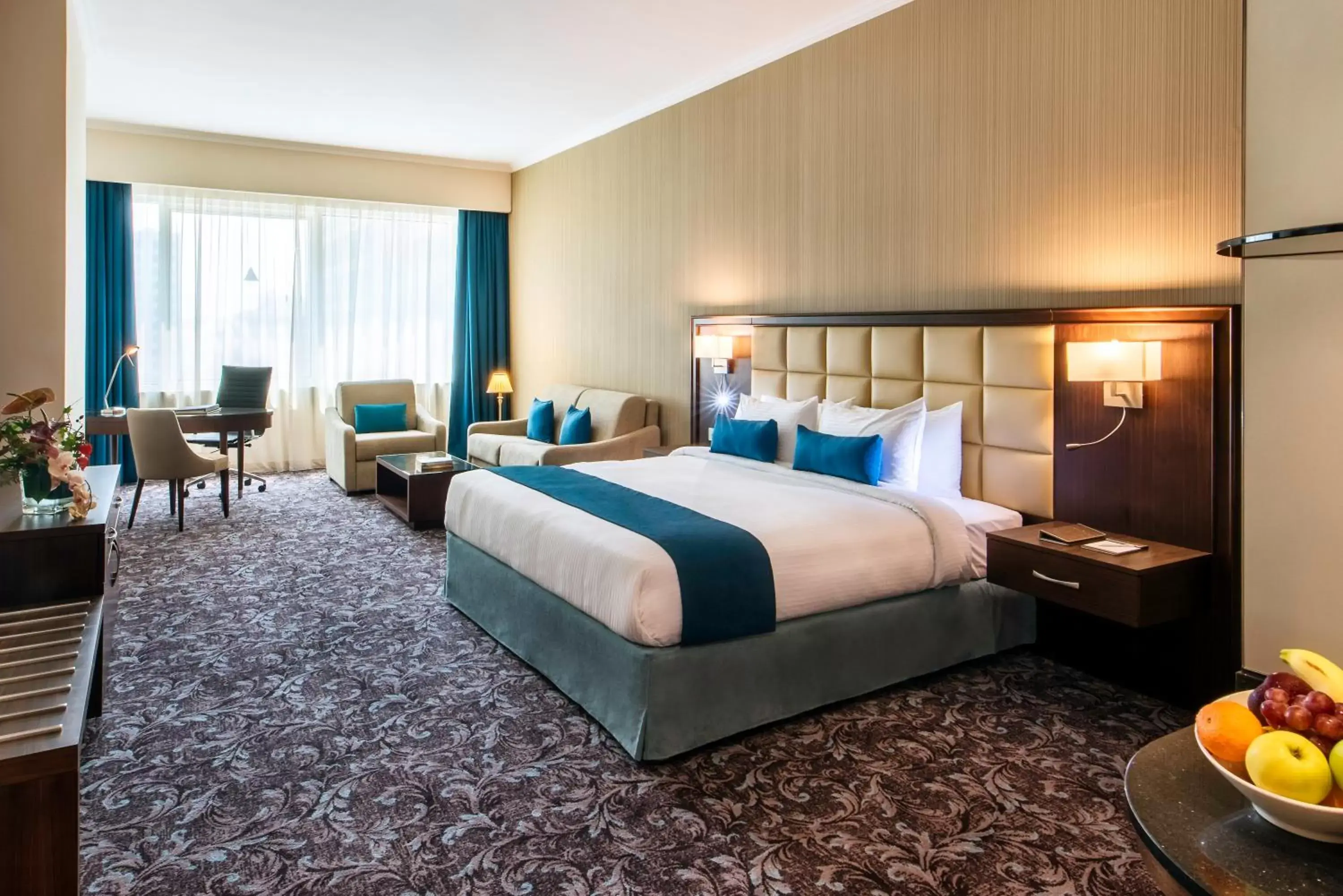 Deluxe King Room with Sofa Bed in Golden Tulip Doha Hotel Deluxe King Room with Sofa Bed in Golden Tulip Doha Hotel