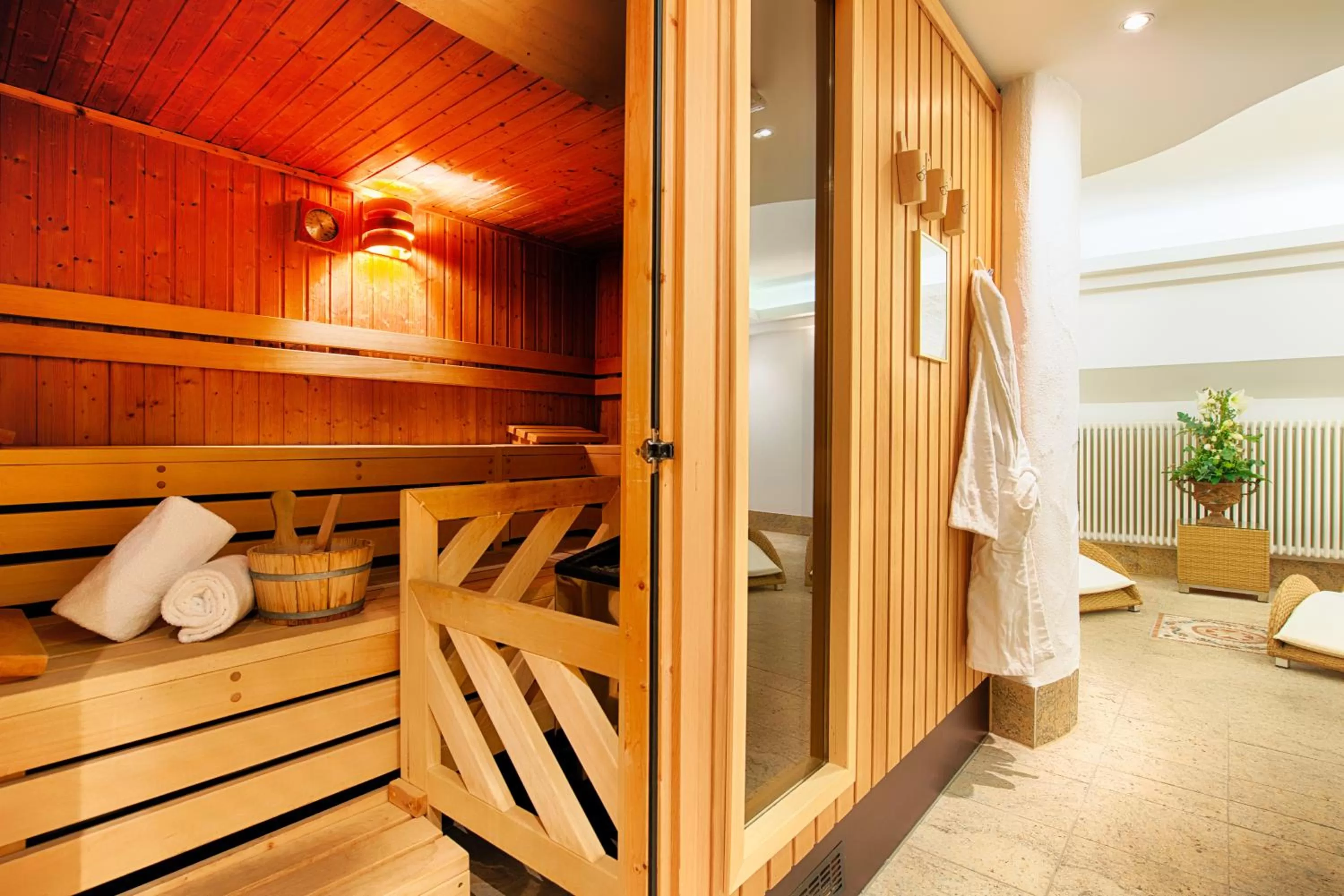 Sauna in Hotel Villa Geyerswörth