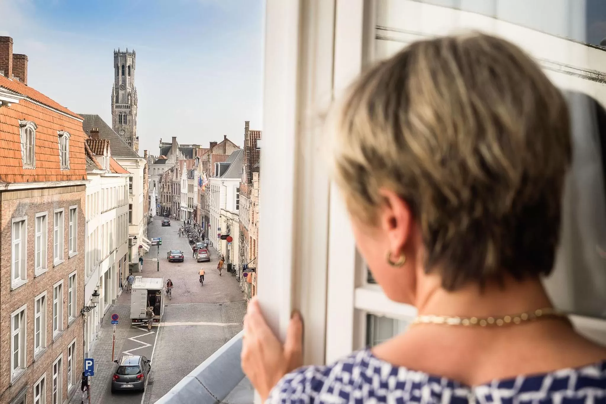 View (from property/room) in Hotel Navarra Brugge