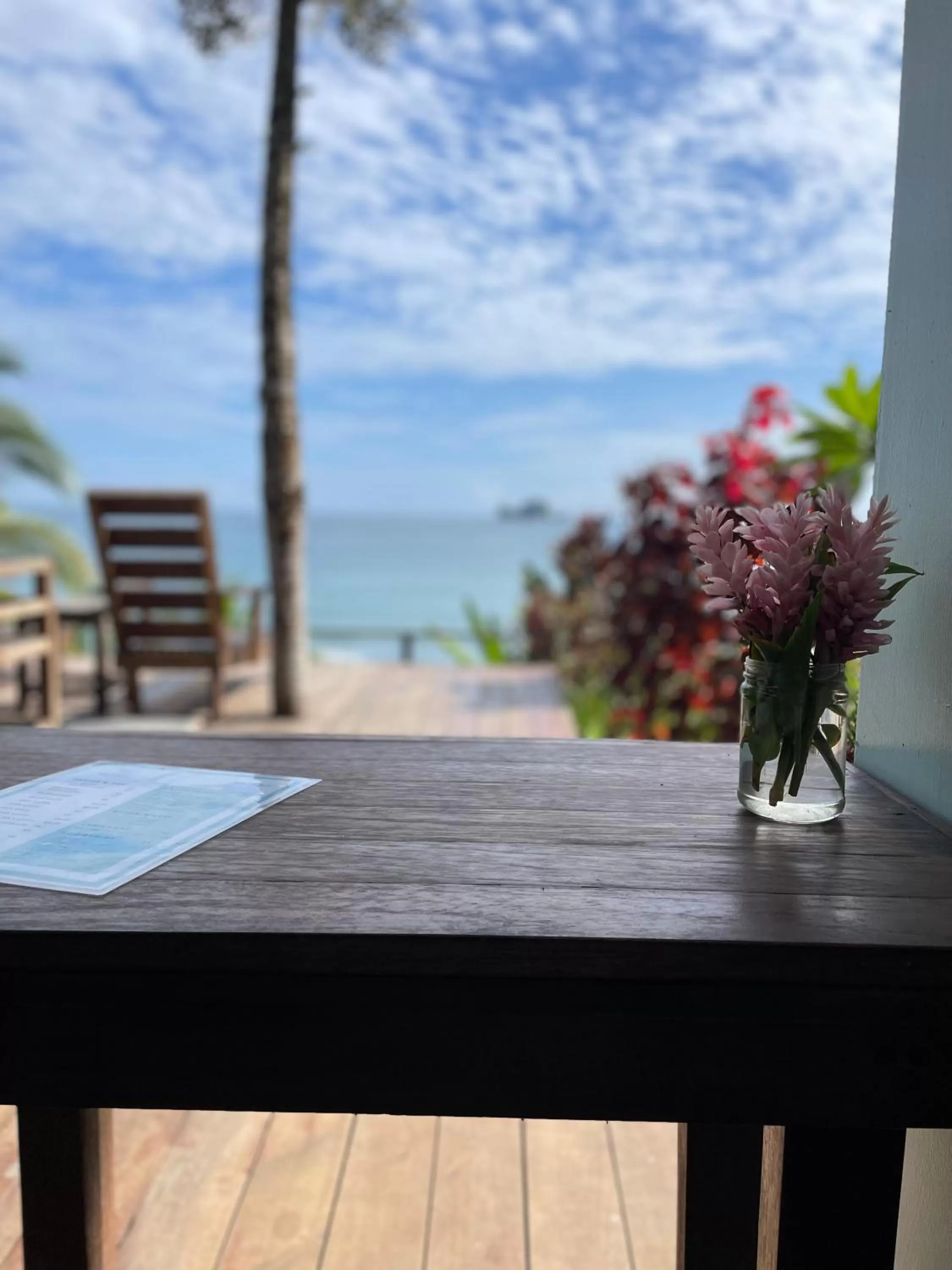 Lounge or bar in Bird Island Bungalows