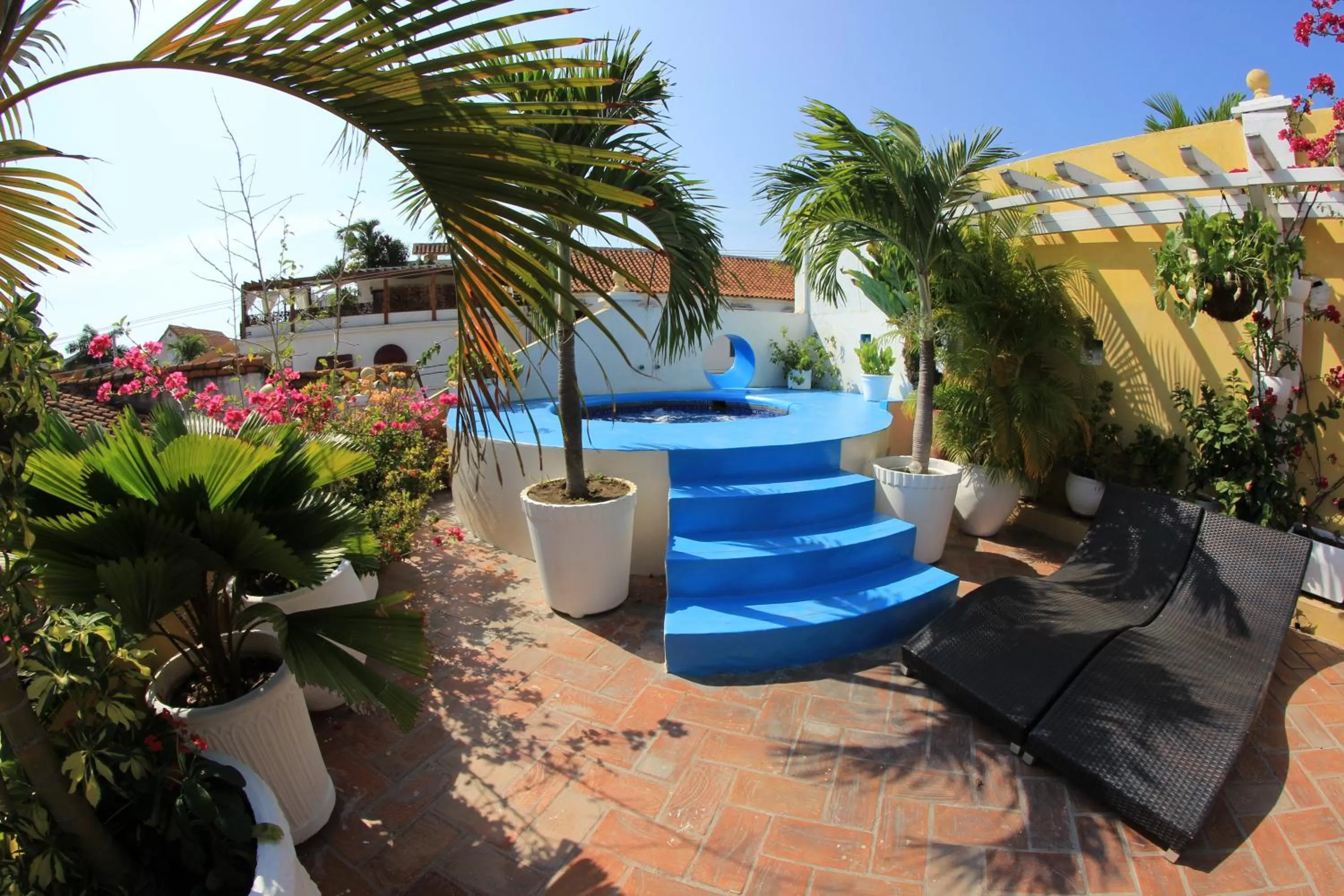 Patio, Swimming Pool in Hotel Casa Gloria Boutique